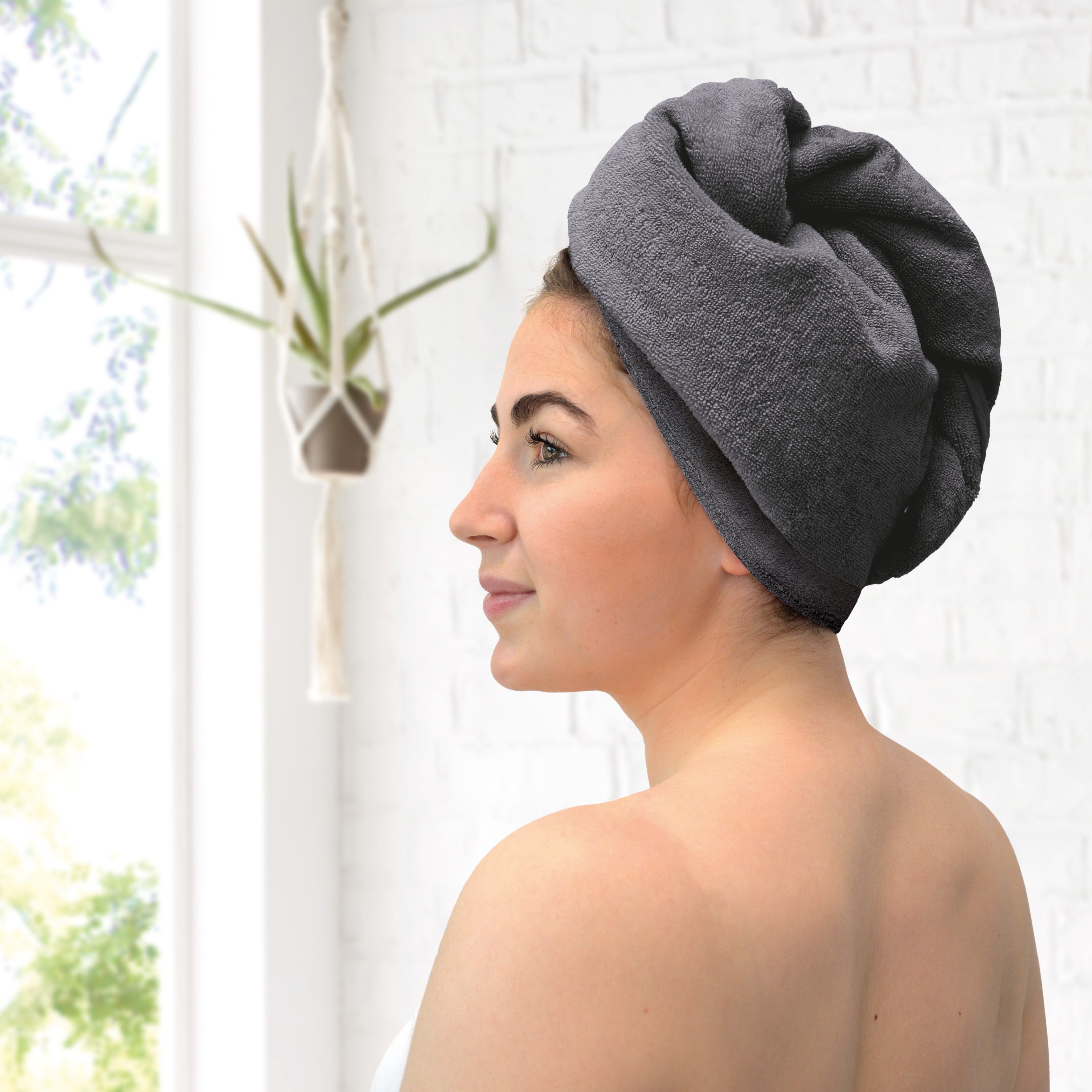 Dyckhoff Turban-Handtuch Opal Turban-Handtuch, Frottier (Set, 2-St) – Bild 3 von 3