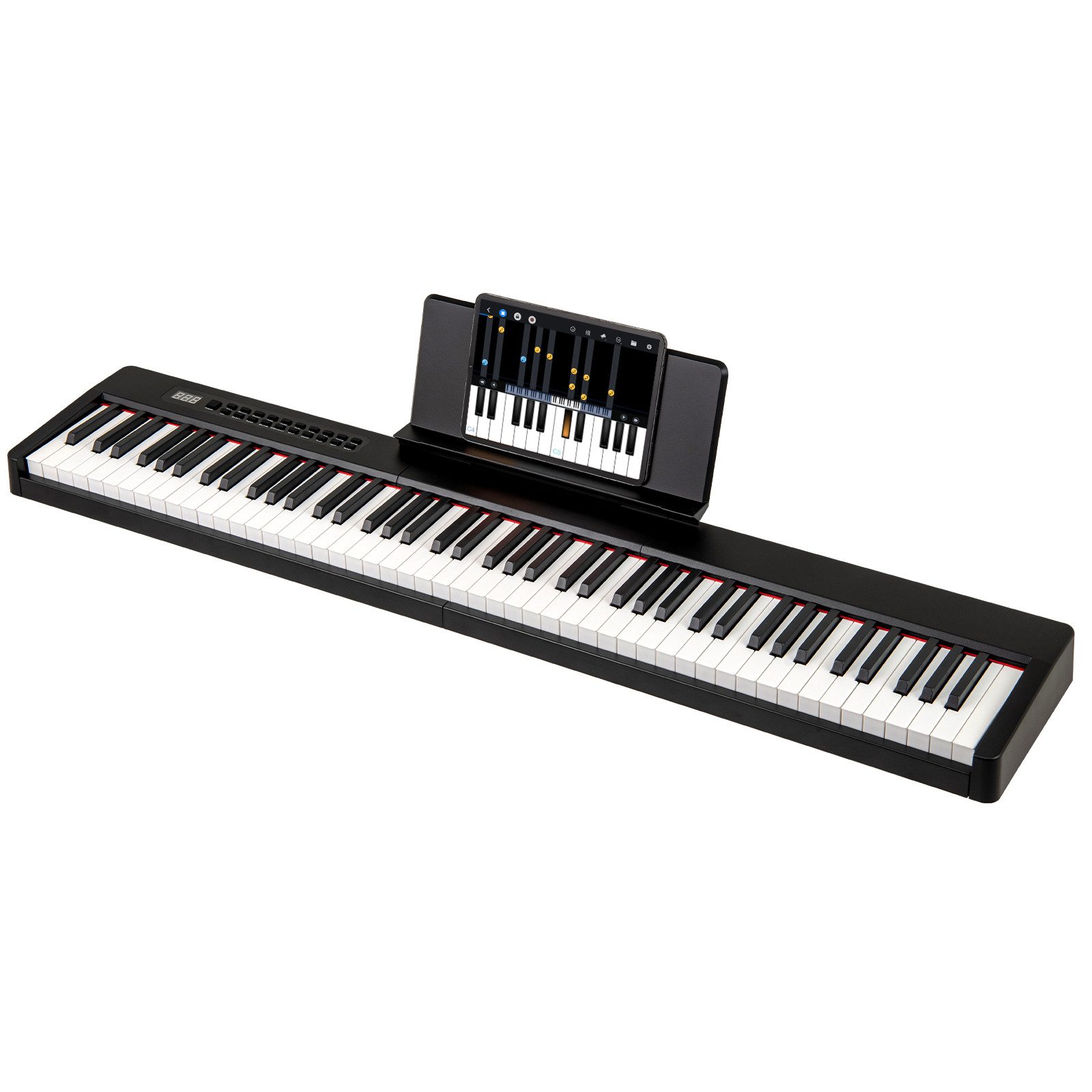 COSTWAY Home-Keyboard (1-St), E-Piano, digitales Klavier, mit MIDI, Sustain Pedal