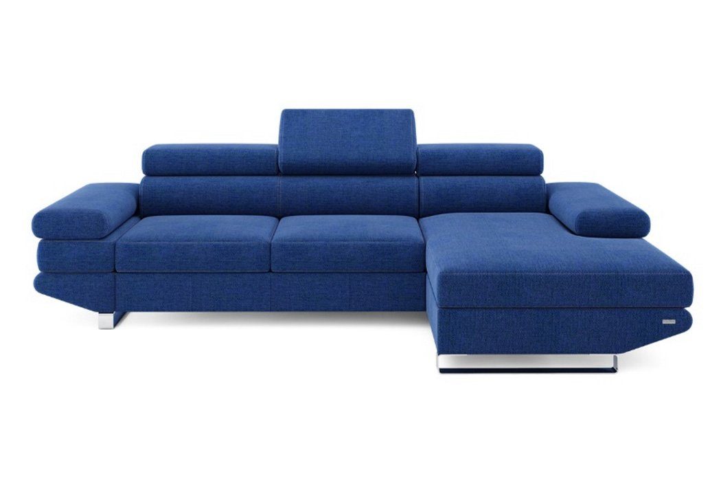 Couch Sofa Blau Eck JVmoebel Ecksofa Europe Couch Ecksofa Design Made Stoff Polster Textil, in L-Form