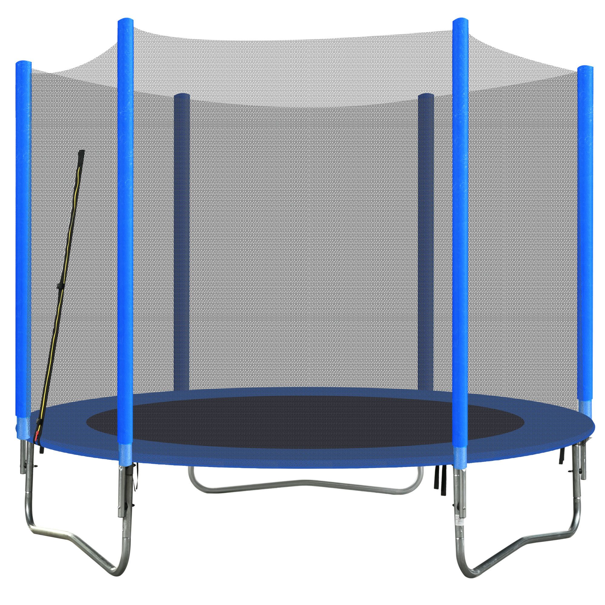 DOPWii Kindertrampolin Trampolin-Set,8ft verzinktem Stahl Runde Gartentrampolin, (1), KinderTrampolin für Geburtstag und Weihnachten,blau