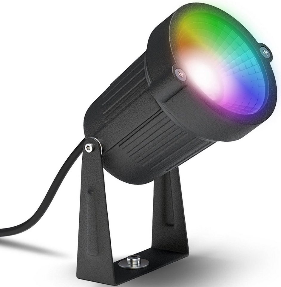 innr Gartenstrahler OSL, Dimmfunktion, LED fest integriert, RGB, Smart  Outdoor OSL 130 C Spot Light Colour - EU Version