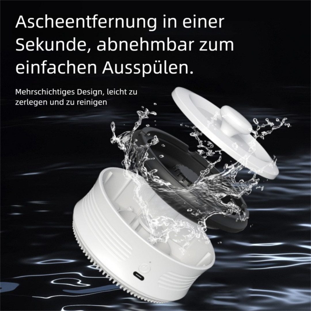 VEKROBOT Aschenbecher Intelligenter Aschenbecher Luftreiniger für Zuhause Büro & Auto, Doppelnutzen Gerät Beseitigt Gerüche und reinigt effektiv.