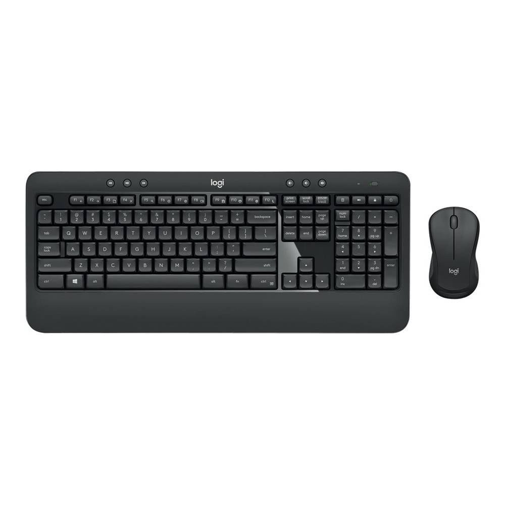 Logitech Funk Tastatur und Maus-Set, Handballenauflage, QWERTZ 920-008675 Tastatur- und Maus-Set, Handballenauflage – Bild 4 von 5