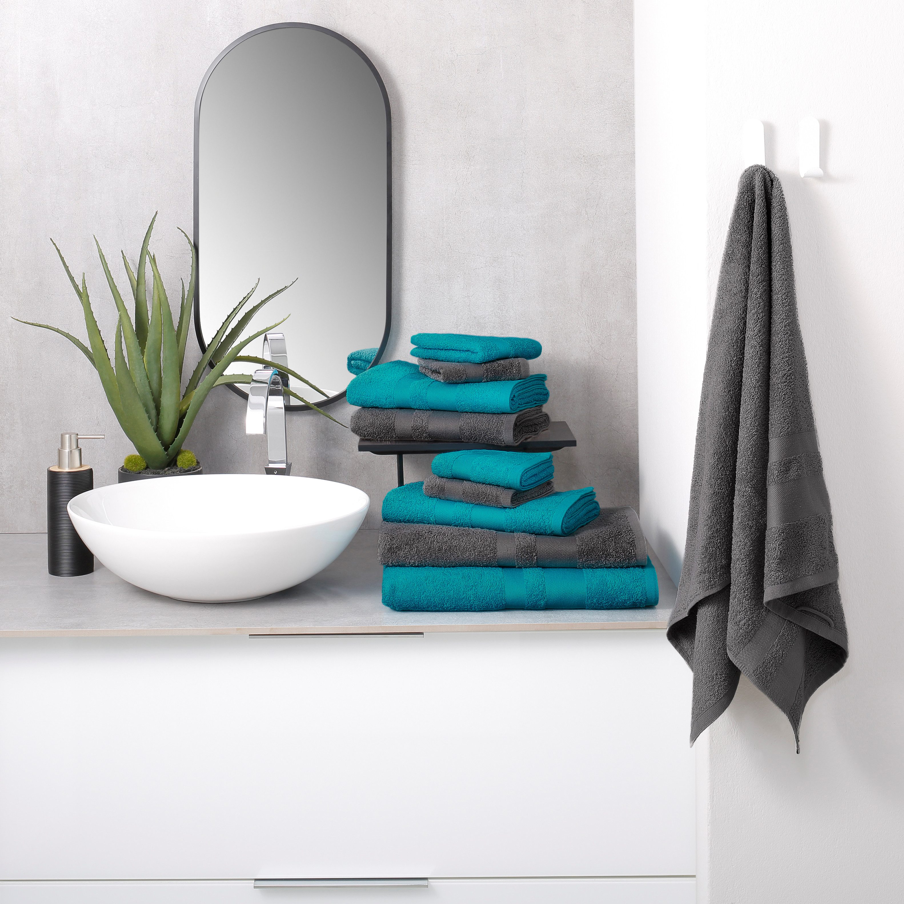my home Handtuch Set Vanessa, 10-tlg günstig online kaufen