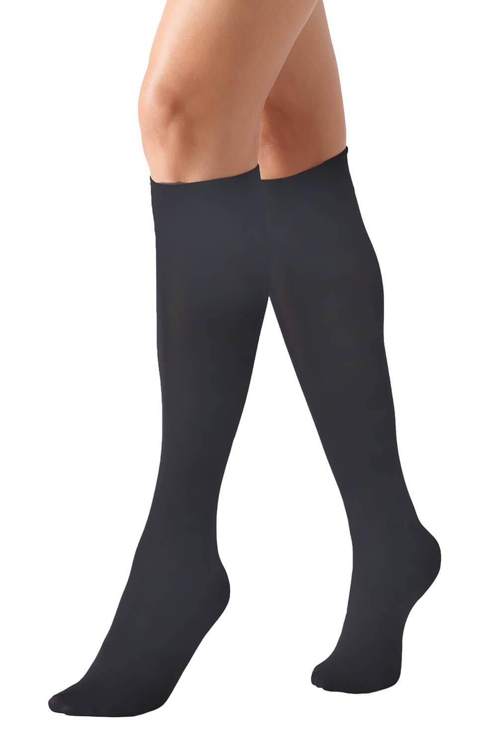 Aurellie Kniestrümpfe 2er Kniestrümpfe Lycra-Kniesocken mit günstig online kaufen