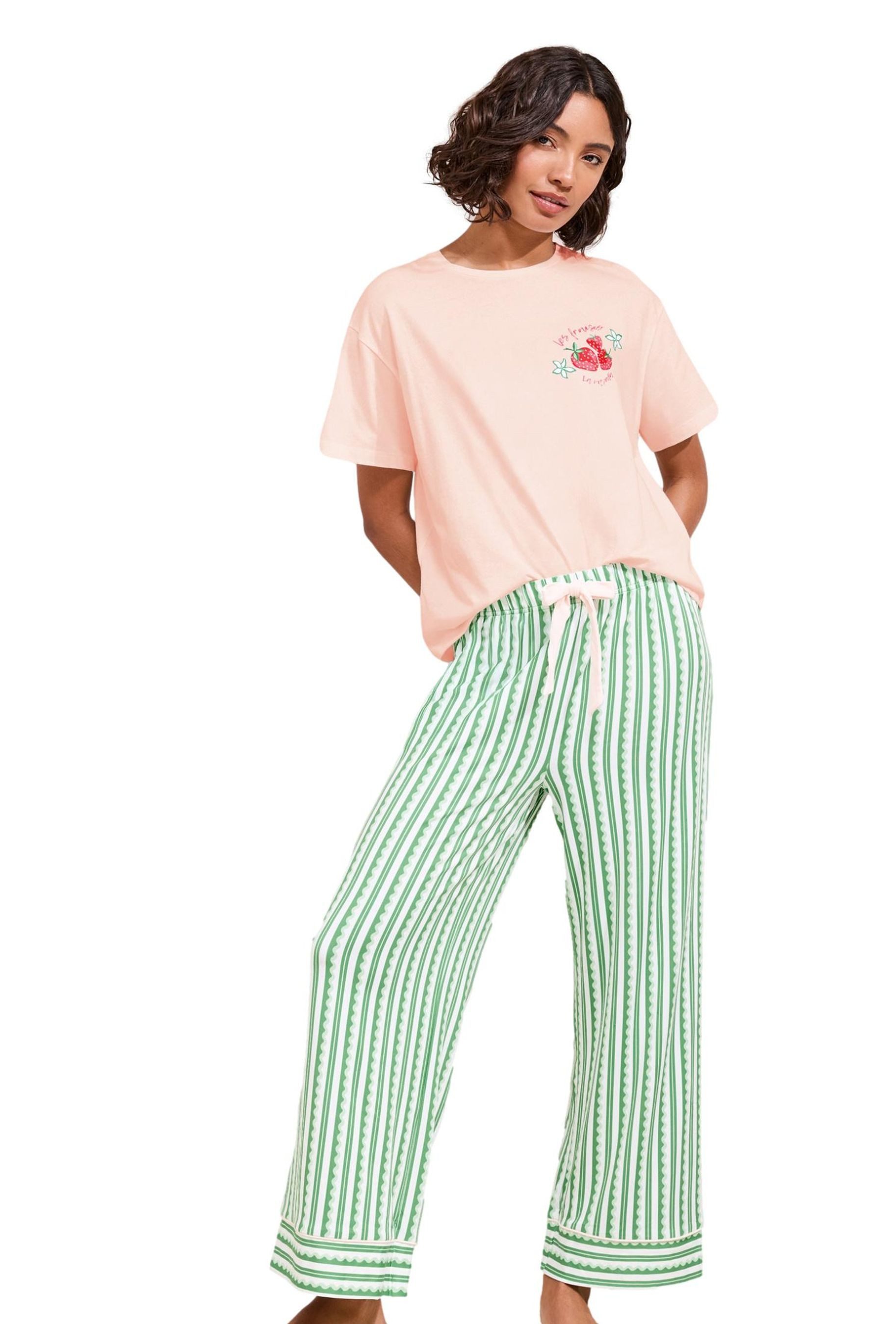 Pyjama Friends Like These Kurzarm-Schlafanzug, Regular
