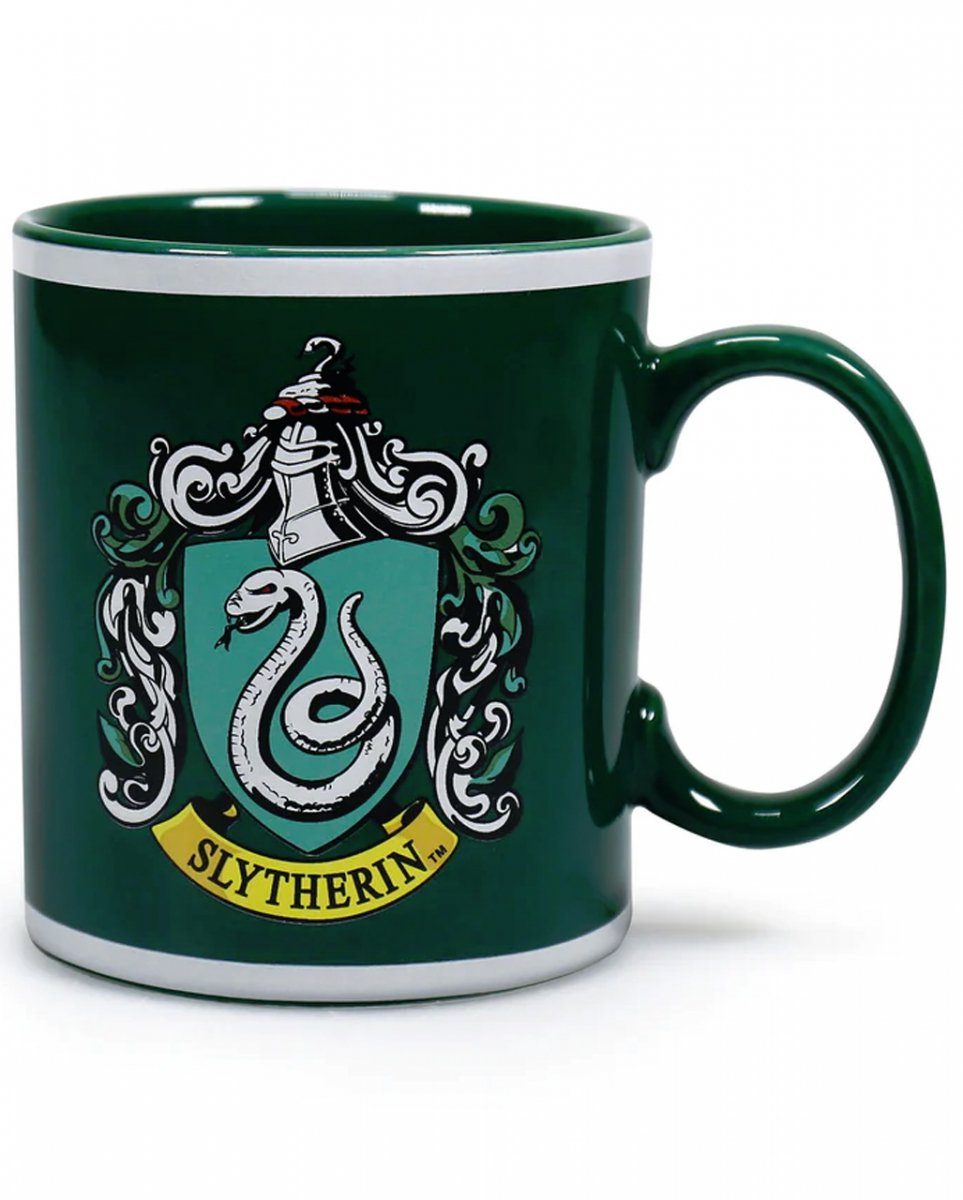 Horror-Shop Geschirr-Set Harry Potter Slytherin Lieblingstasse als Geschenk, Keramik