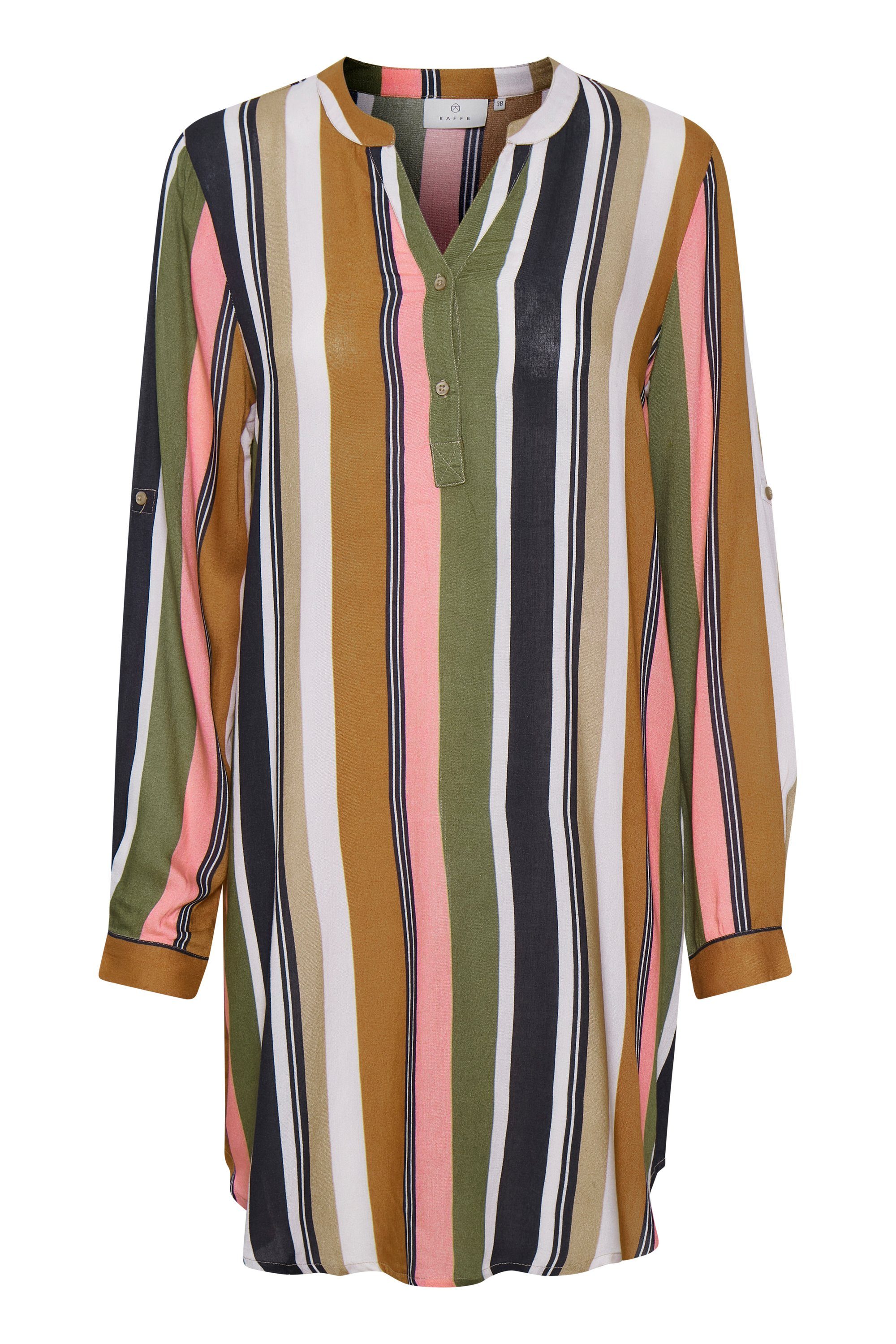 Green / Pink Stripe Print