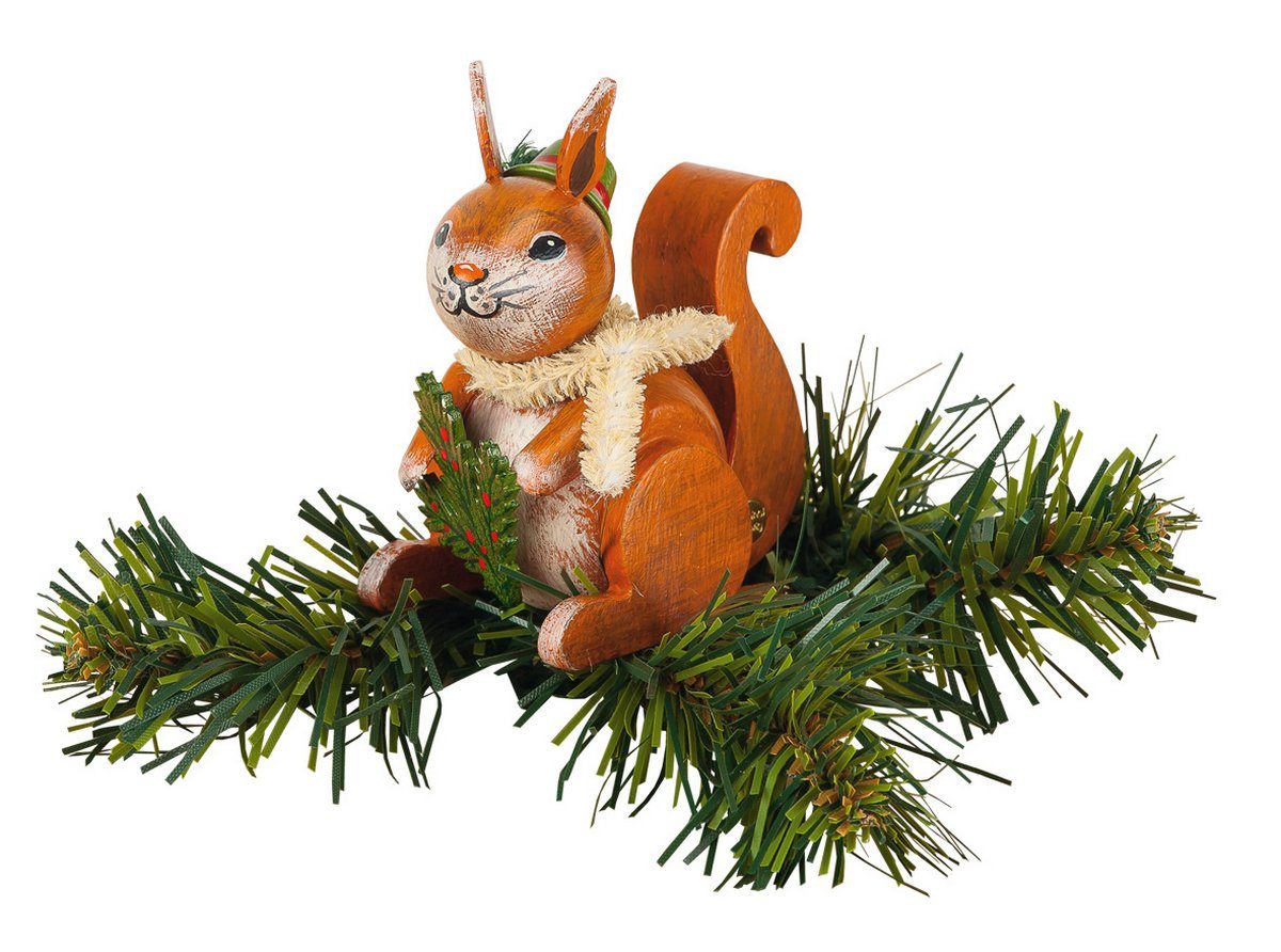 Hubrig Volkskunst GmbH Dekofigur Hubrig Volkskunst 'Baumclipser - Eichhörnc günstig online kaufen