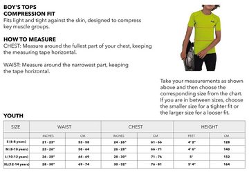 TCA Funktionsunterhemd TCA Herren HyperFusion Sportshirt, kurzärmlig, elastisch - Licht Grün