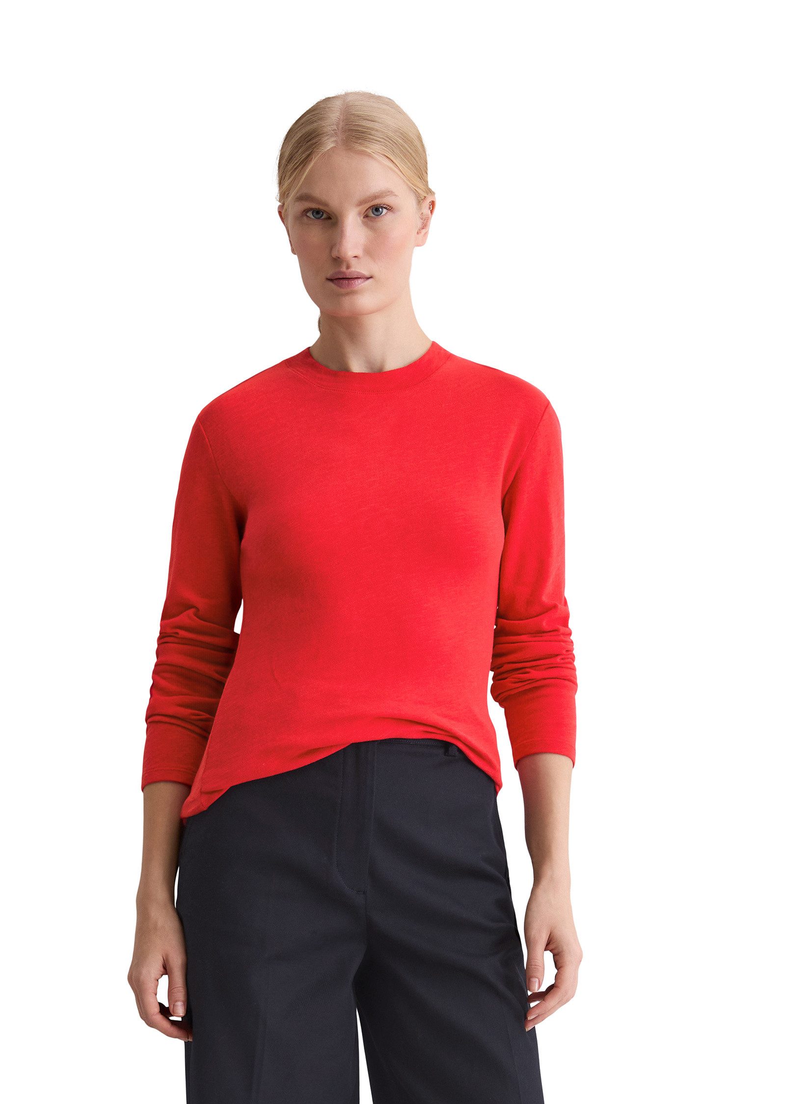 Marc O'Polo Langarmshirt aus Slub Jersey günstig online kaufen