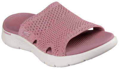 Skechers GO WALK FLEX SANDAL-ELATION Pantolette, Keilabsatz, Sommerschuh, Schlappen mit Goga Mat Footbed