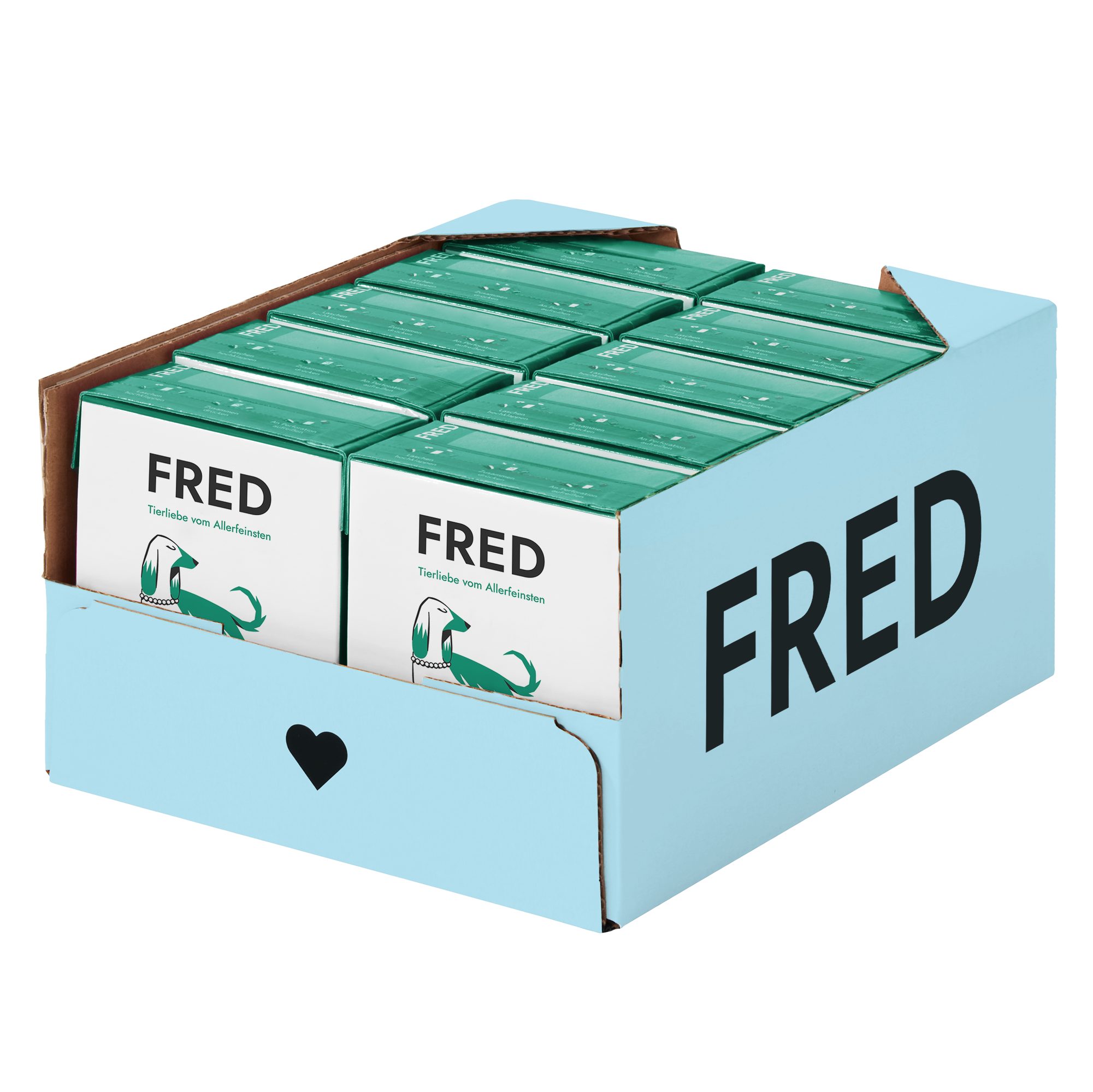 FRED & FELIA FRED Hirsch mit Kartoffeln und Steckrüben (10er Pack), Nassfutter für: Hunde, Monoprotein, kalorienreduziert, sensitiv, hypoallergen