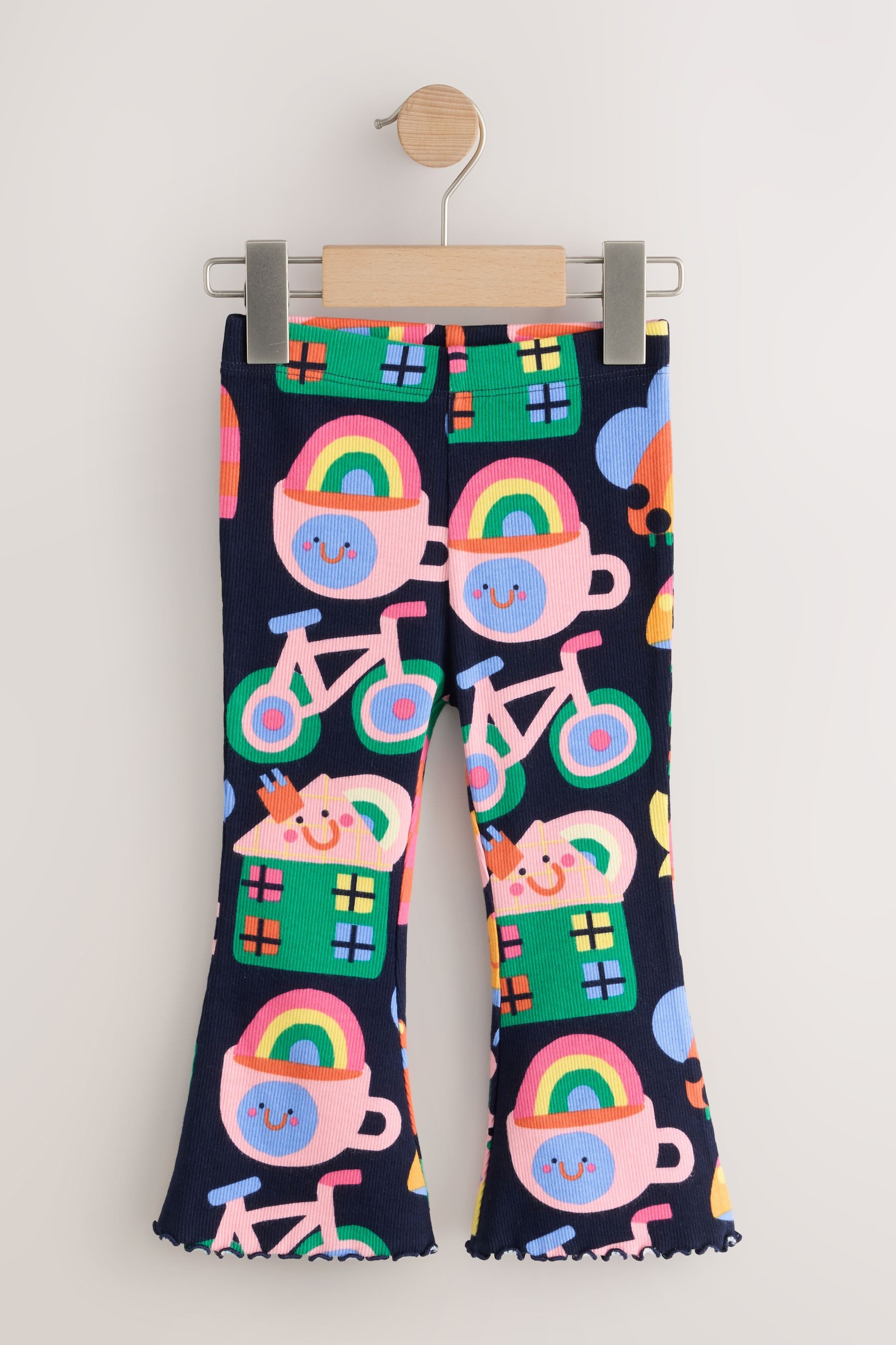 Next Leggings Geblümte Leggings mit Schlag (1-tlg) – Bild 5 von 5