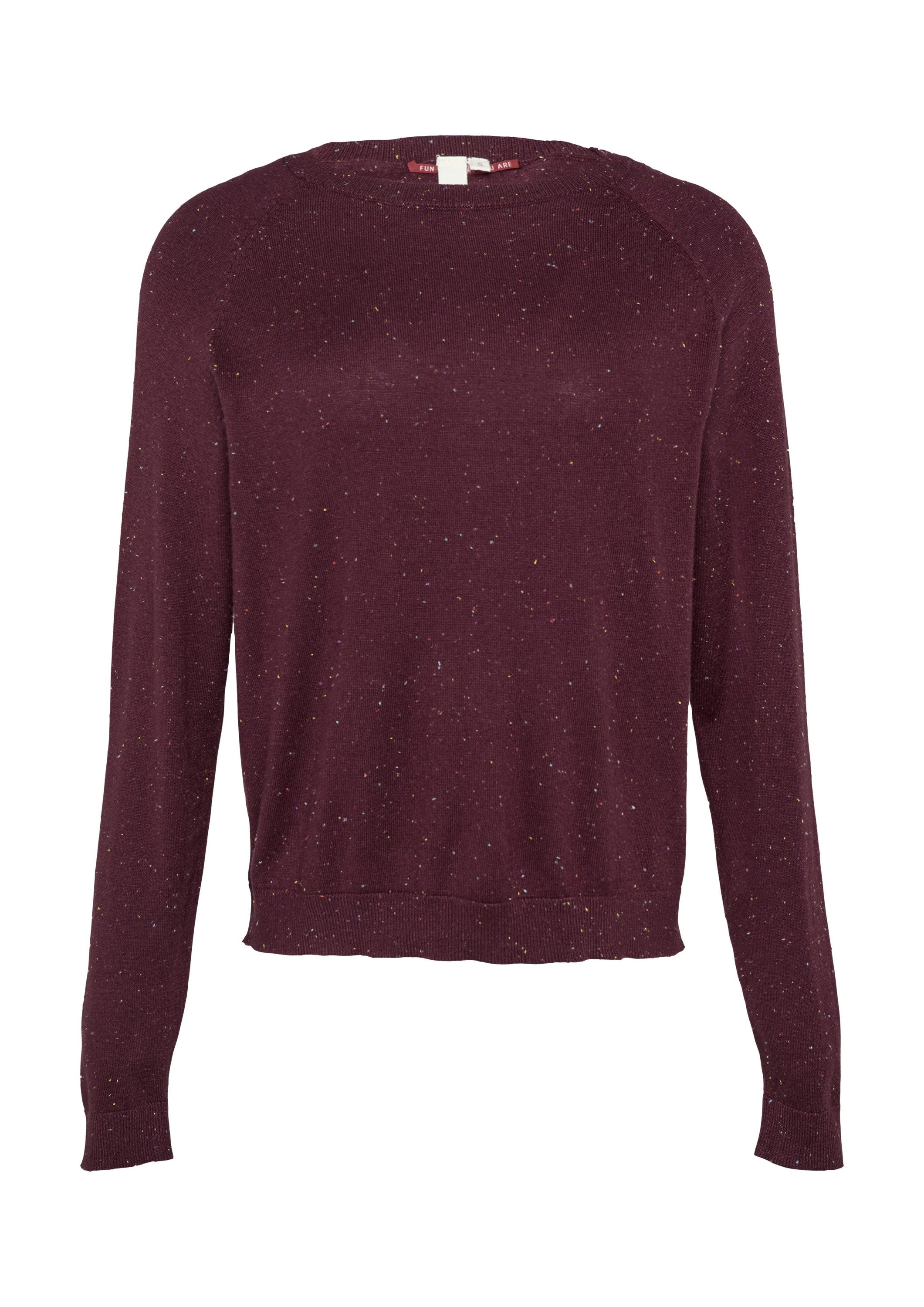 QS Longpullover Strickpullover Strickpullover mit Raglan-Ärmeln günstig online kaufen