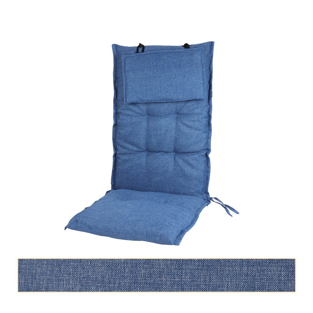 SLaaviinoo Hochlehnerauflage Gartenstuhlauflagen Hochlehner (120x50x6cm) Sitzkissen Outdoor, (1 St), wasserabweisender Stoff & UV-500h lichtecht