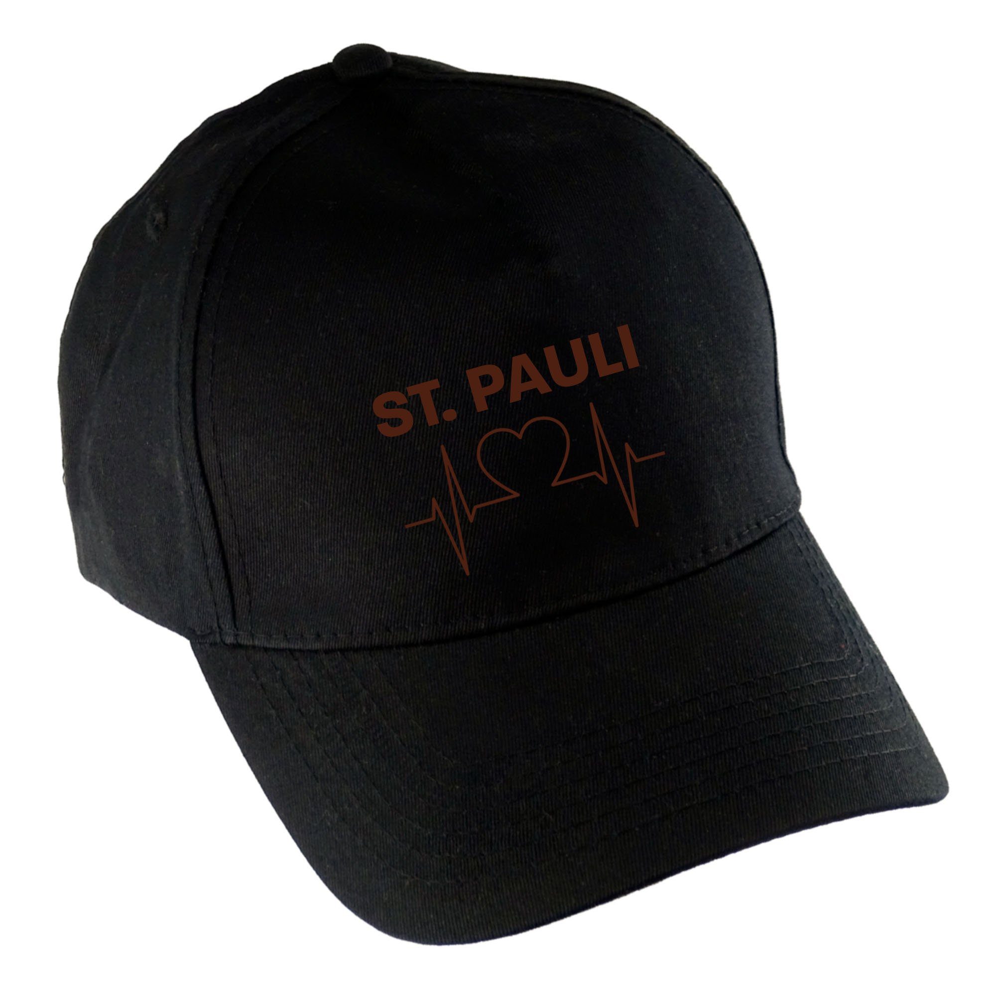 multifanshop Baseball Cap St. Pauli - Herzschlag - Mütze