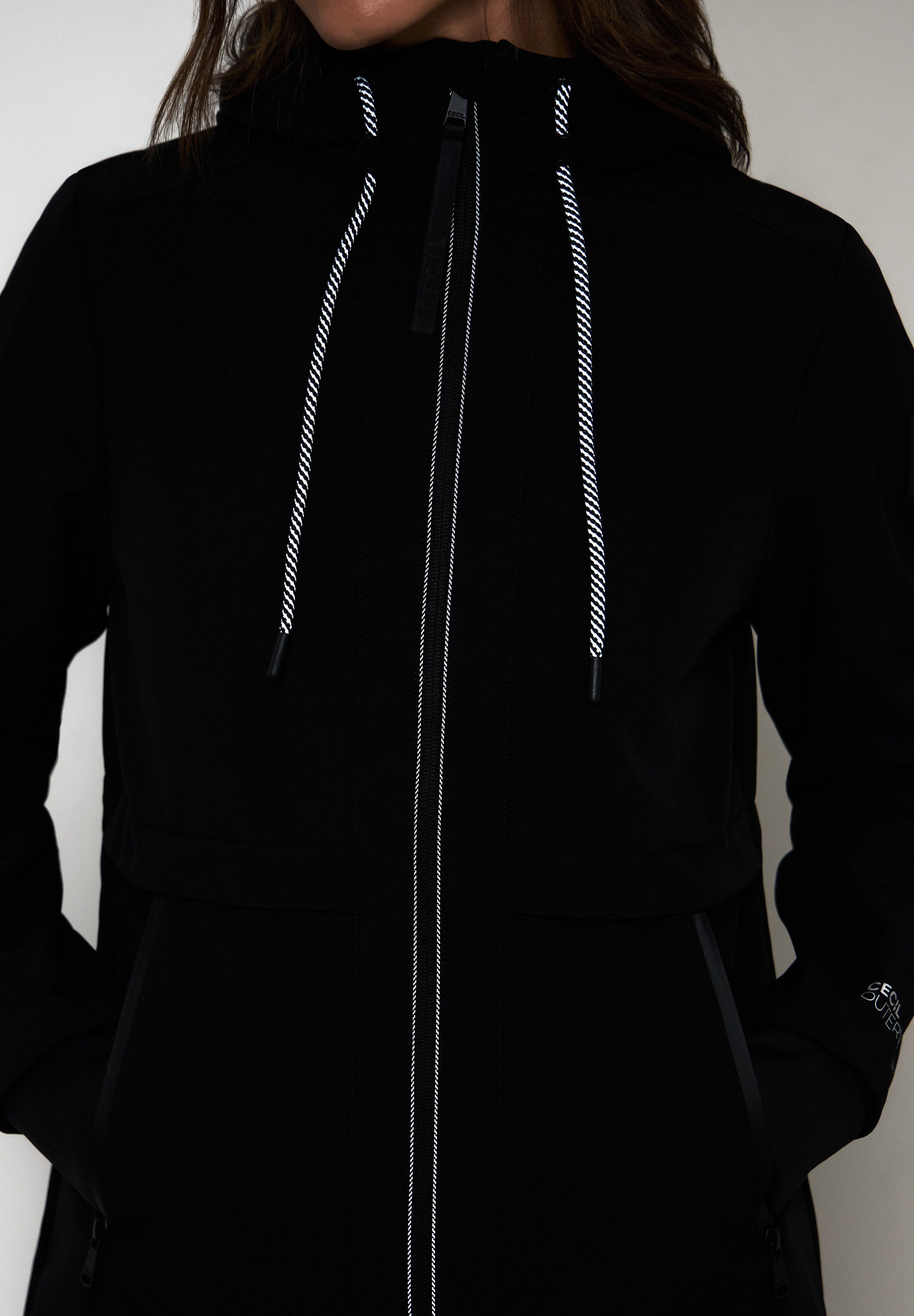 CECIL Softshelljacke mit Kapuze
