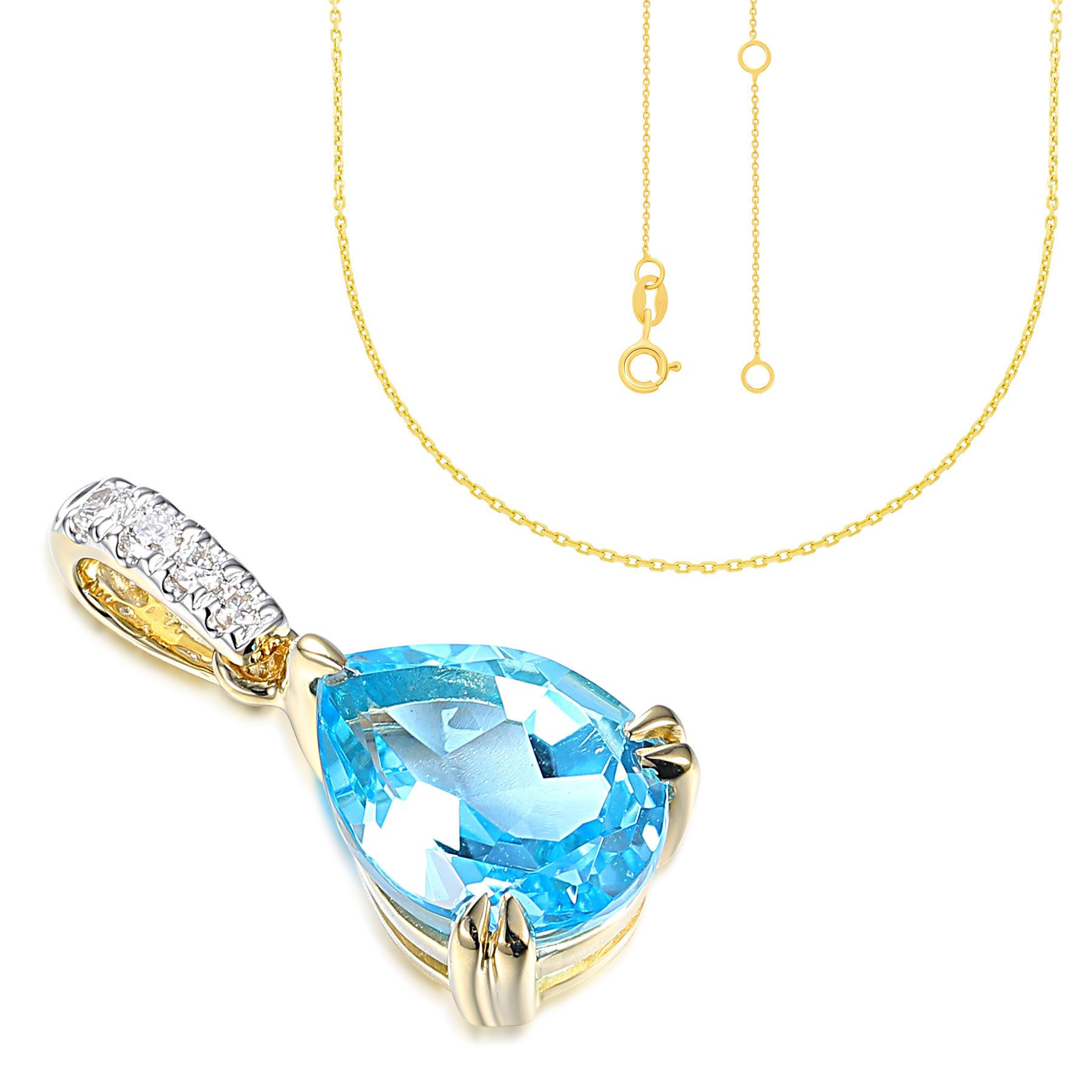 Stella-Jewellery Kettenanhänger 585er Gelbgold Anhänger mit günstig online kaufen