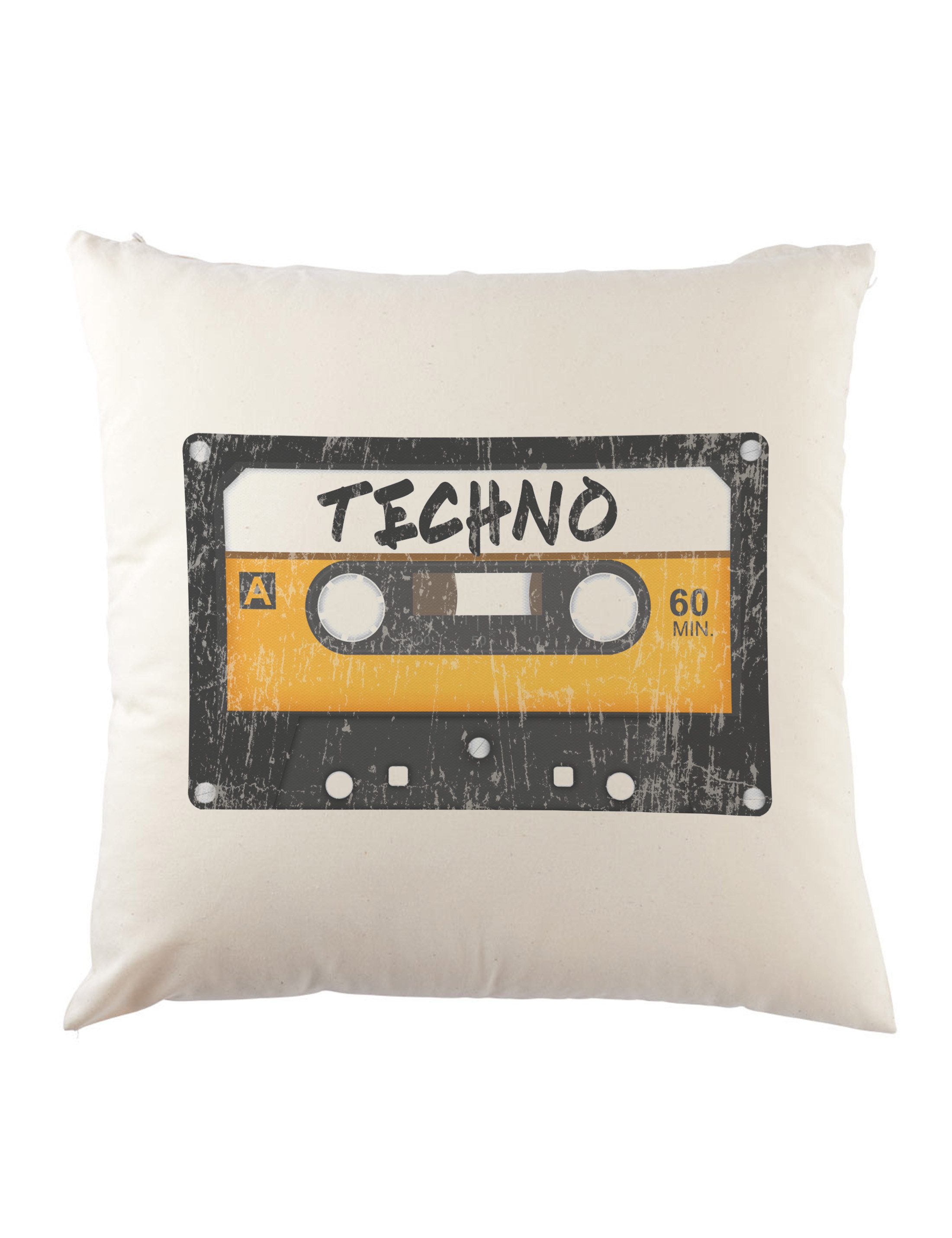 Urban Backwoods Dekokissen Tape Techno Dekokissen Kassette Cassette MC Mixtape Wave DJ 90s Audio, Retro Music Electro