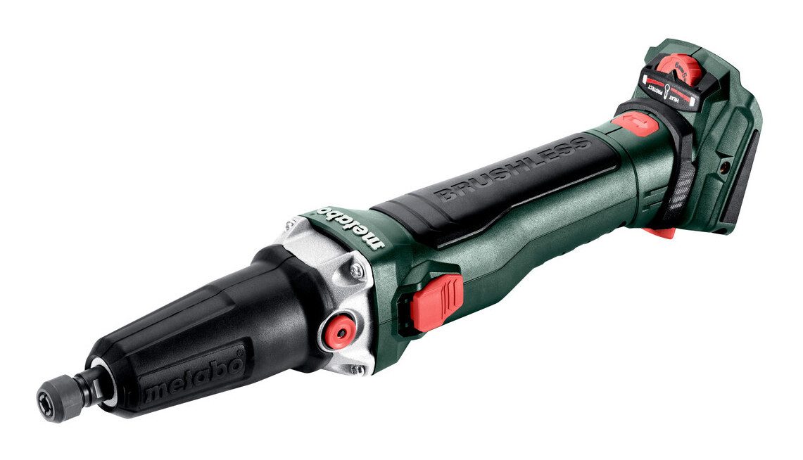 metabo Akku-Geradschleifer GVB 18 LTX BL 11-28, max. 28000 U/min, Ohne Akku im Karton