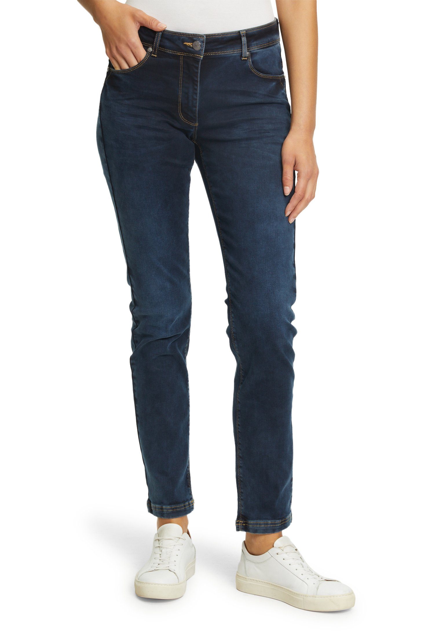 Betty Barclay Regular-fit-Jeans Slim Fit Dark Blue Denim