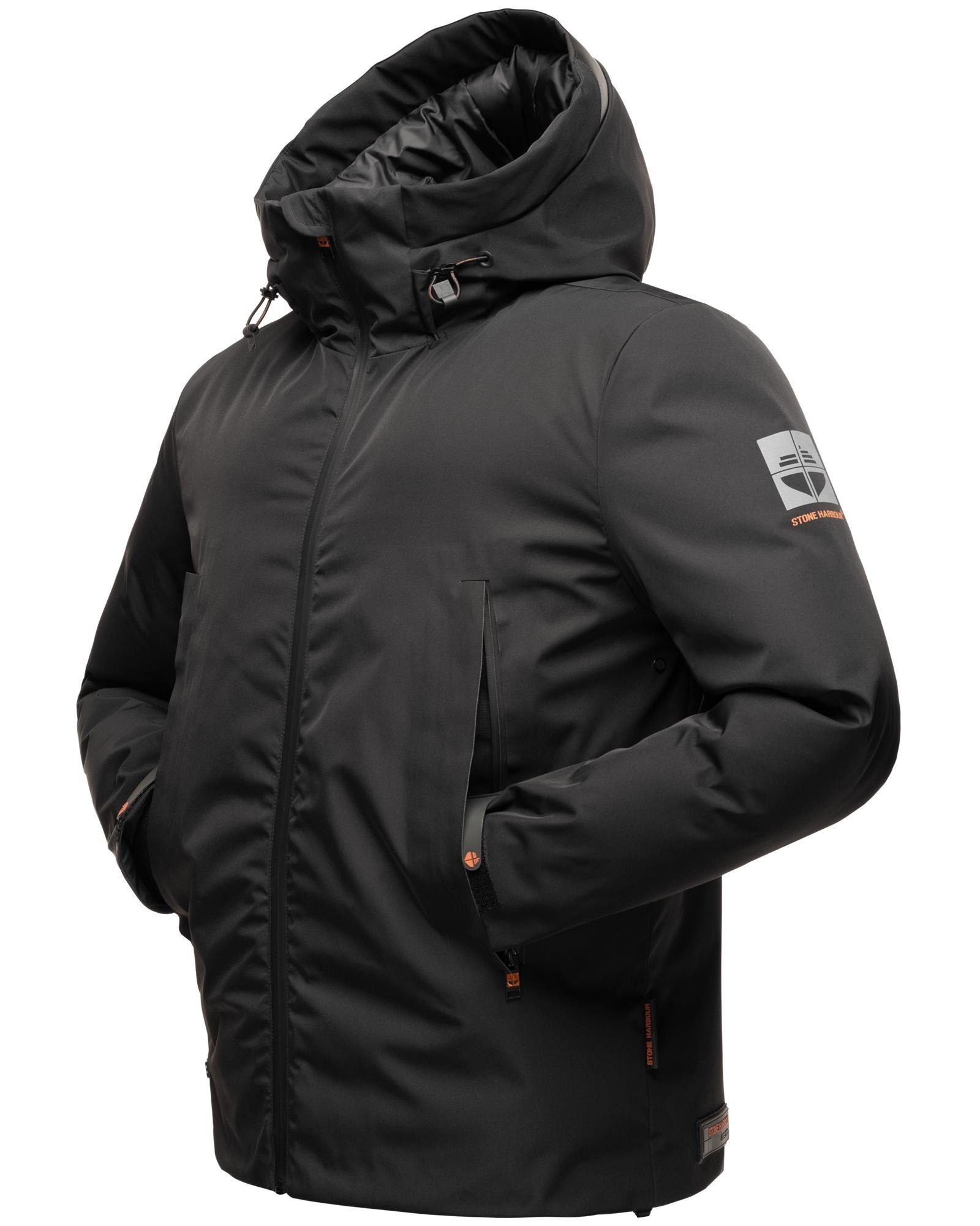 Stone Harbour Outdoorjacke Moagaa Sportliche, wasserdichte Winterjacke mit Kapuze