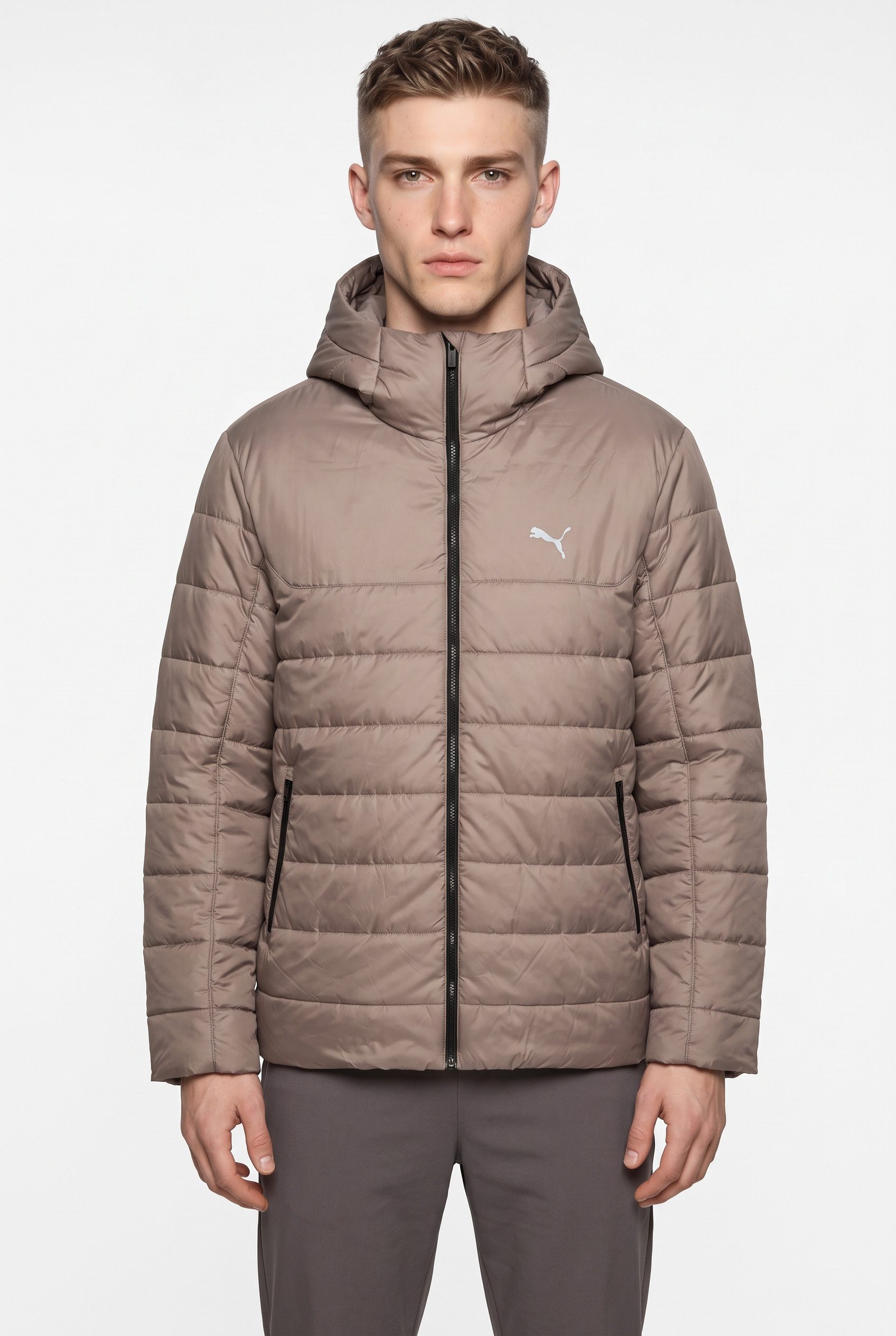 PUMA Winterjacke ESS HOODED PADDED JACKET mit Kapuze, minimalistisches Design, hoher Tragekomfort
