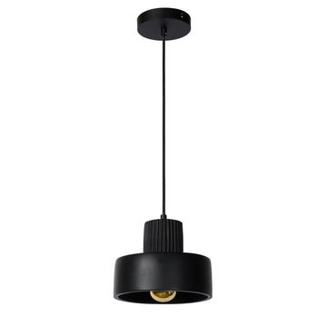 click-licht Hängeleuchte Pendelleuchte Ophelia in Schwarz E27 200mm, Farbe: Schwarz, Leuchtmittel enthalten: Nein, warmweiss, Hängeleuchte, Pendellampe, Pendelleuchte