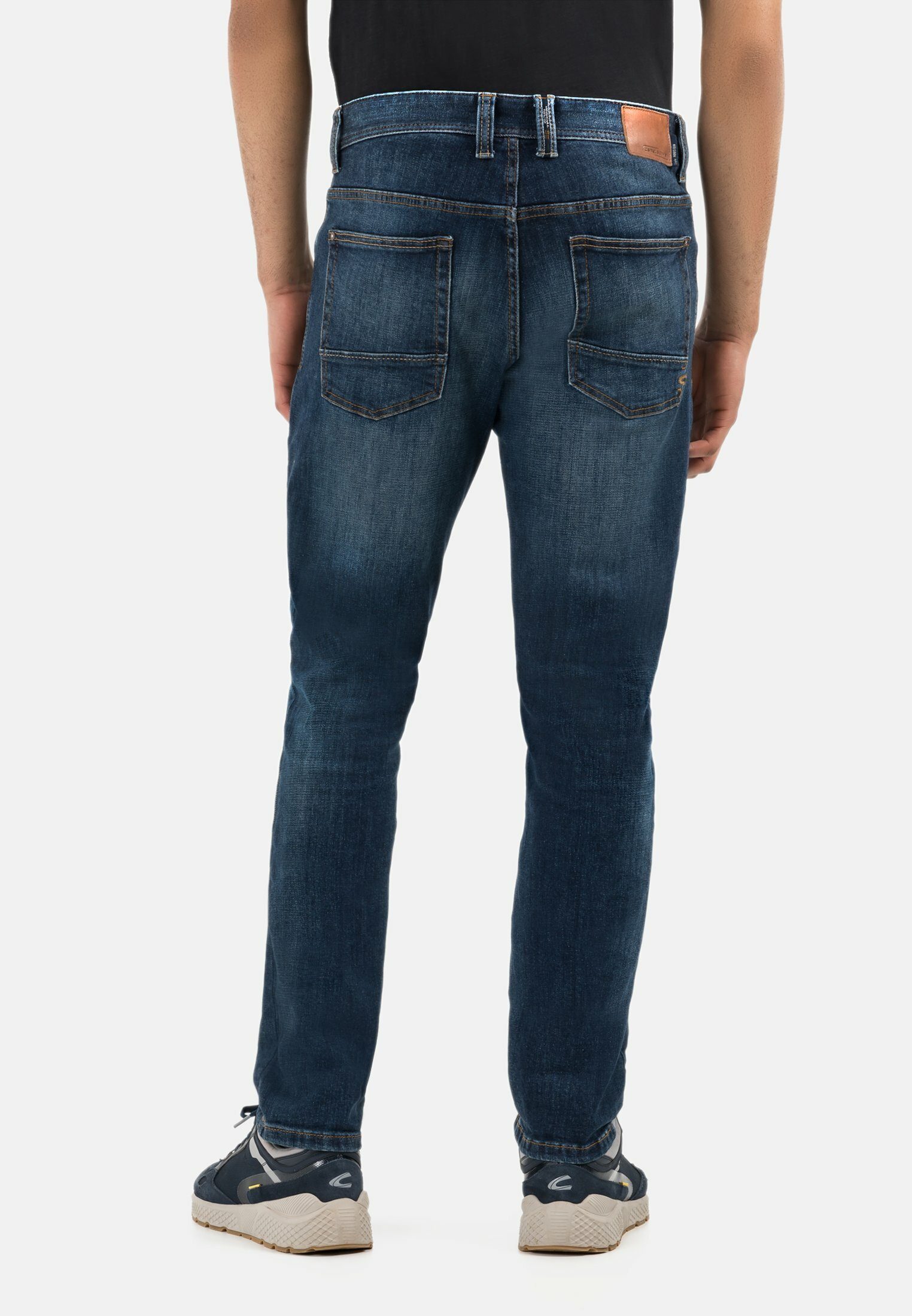 camel active 5-Pocket-Jeans Regular Fit 5-Pocket Jeans aus Baumwolle Regula günstig online kaufen
