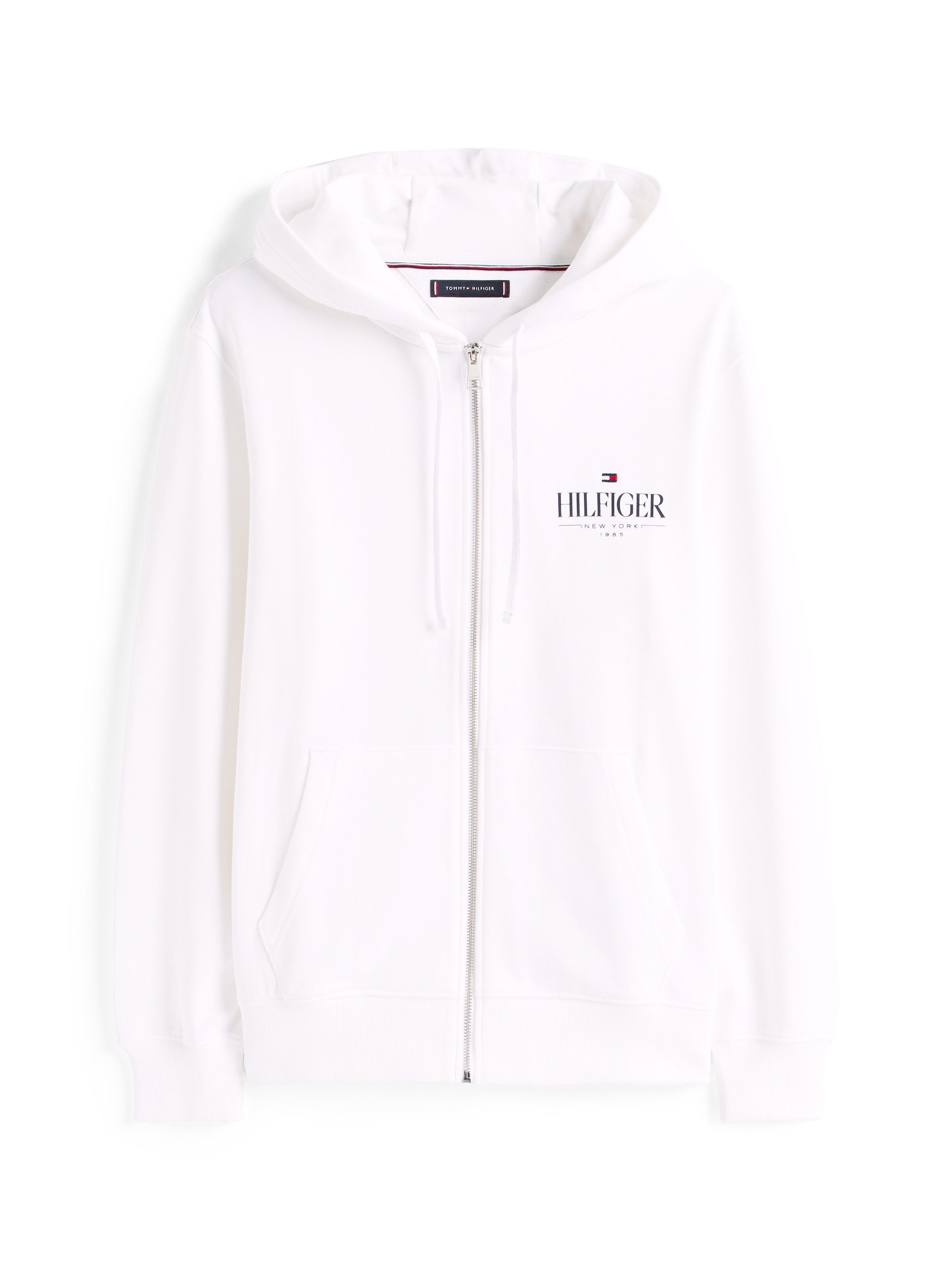 Tommy Hilfiger Kapuzensweatjacke HILFIGER STACKED HOODED ZIP TH