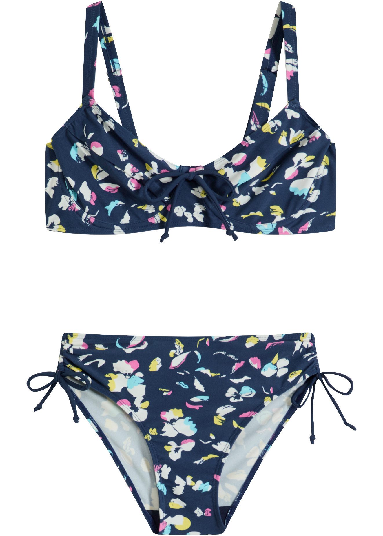 bonprix Bügel-Bikini (Set, 2-St) Minimizer-Passform, toller Alloverdruck
