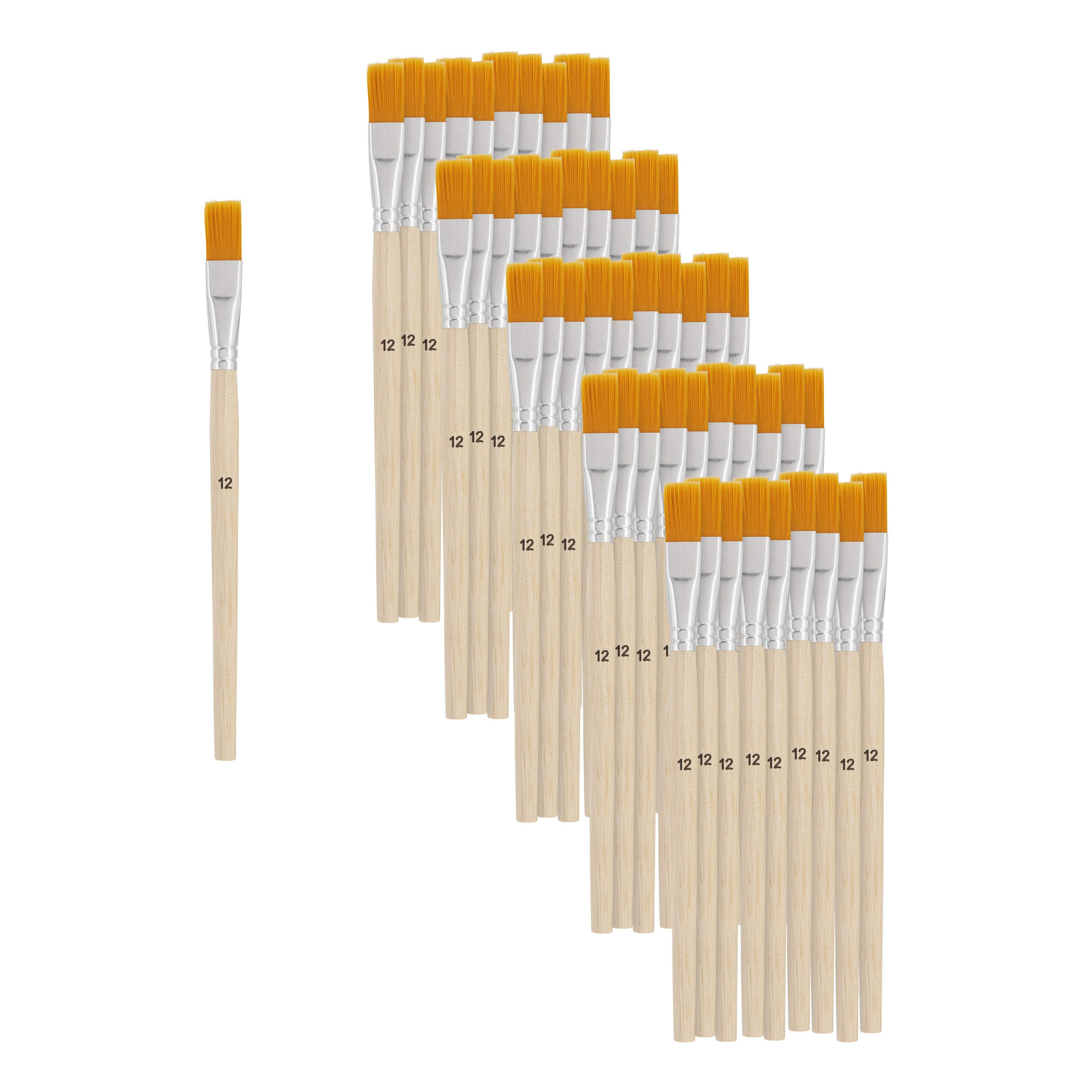 VBS XXL Malpinsel Flachpinsel Synthetikhaar, Gr. 12