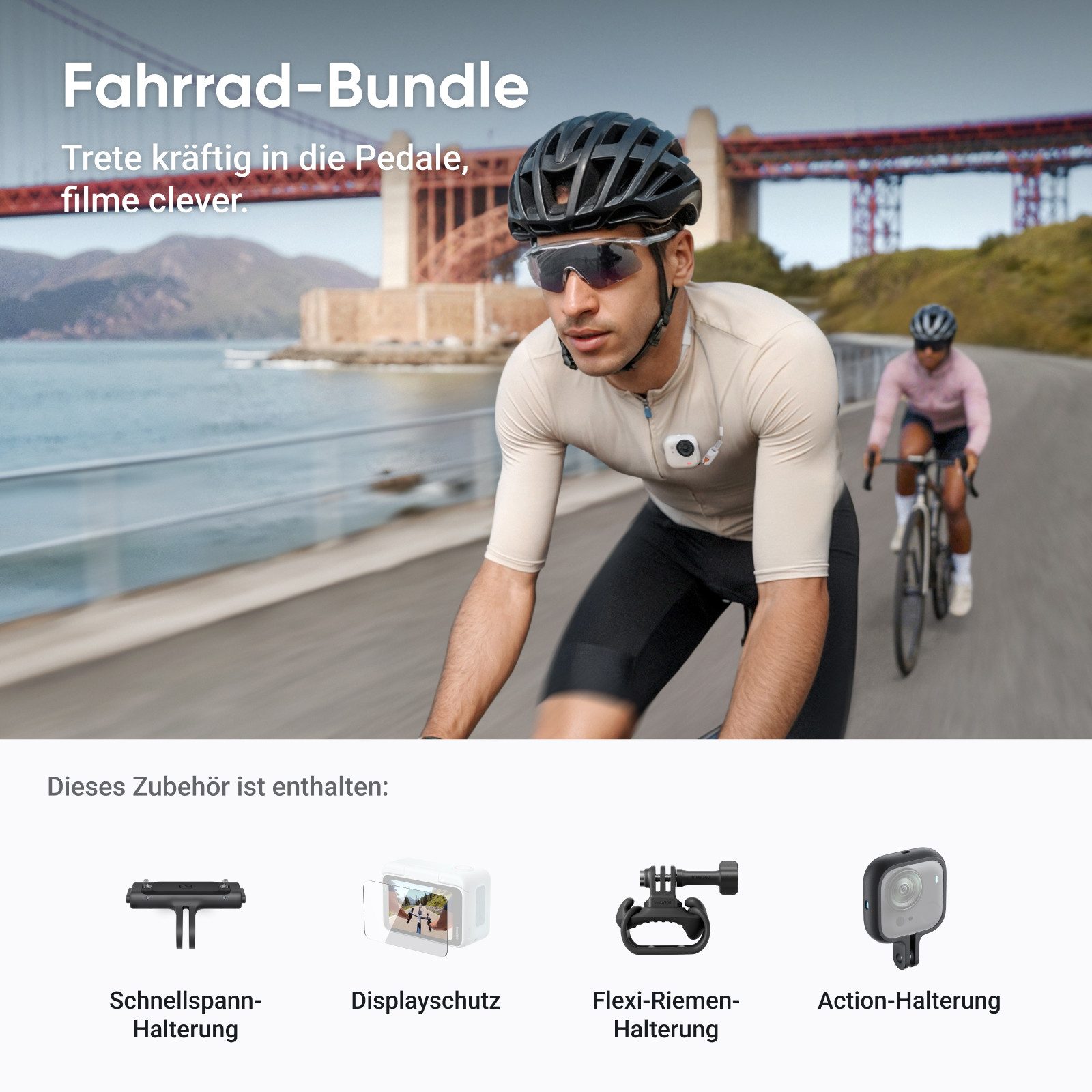 Insta360 Insta360 GO Ultra - freihändige 4K Mini-Cam Action Cam (4K Ultra HD, WLAN (Wi-Fi), Bluetooth)