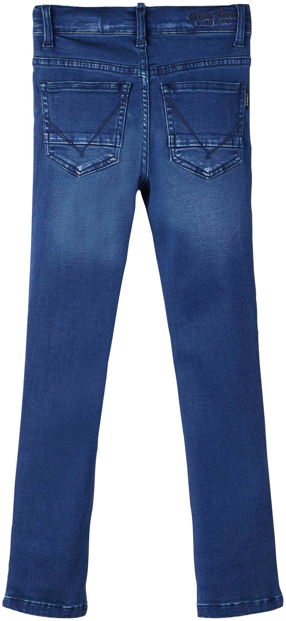 PANT It blue dark NKMTHEO DNMCLAS Stretch-Jeans Name