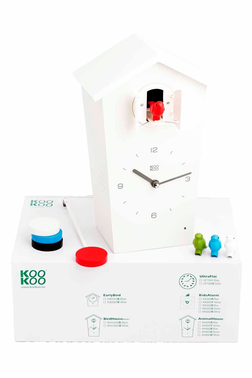 KOOKOO Pendelwanduhr BirdHouse