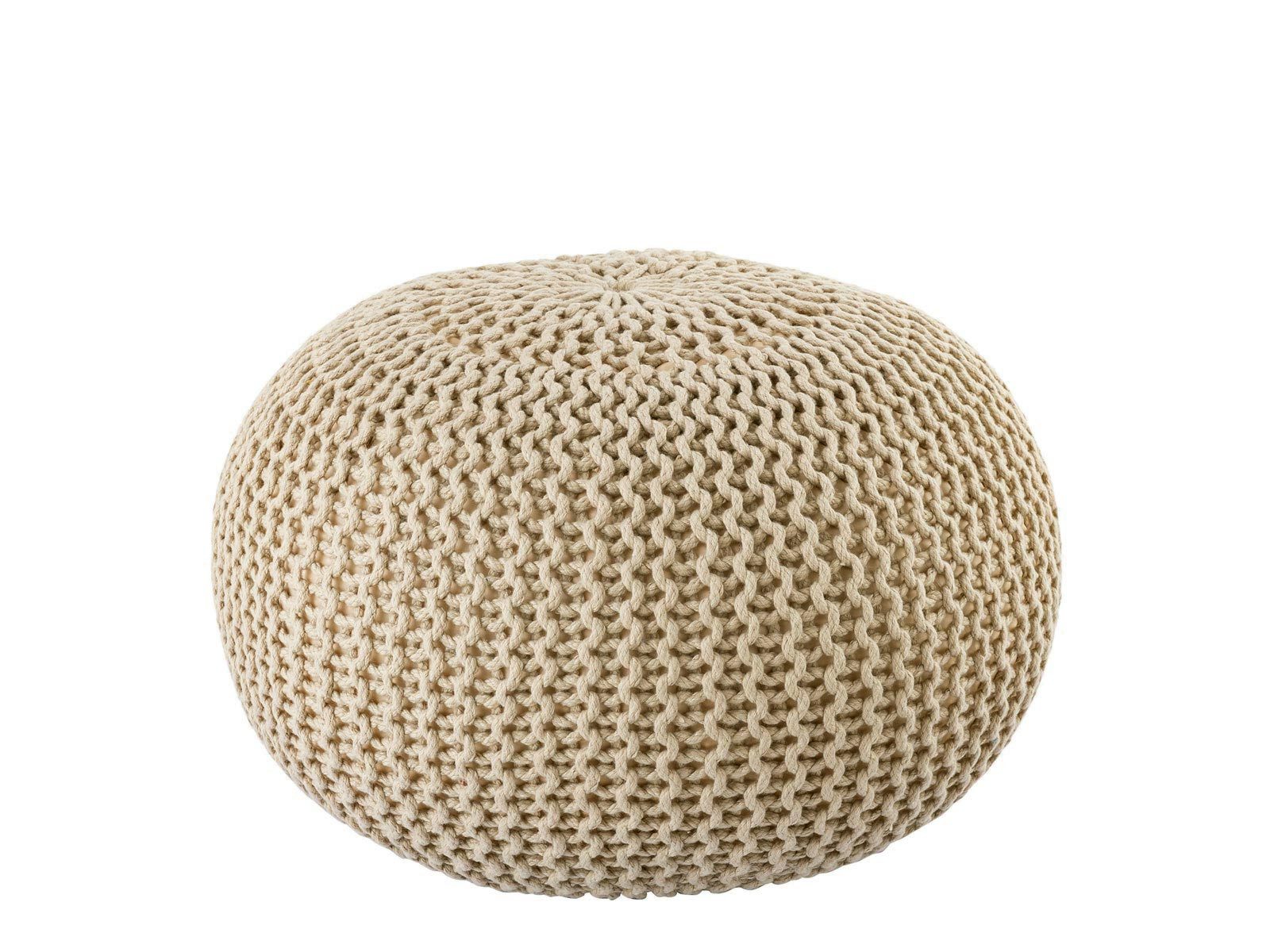 Amagohome Gartenlounge-Hocker Pouf Outdoor ø 55 günstig online kaufen