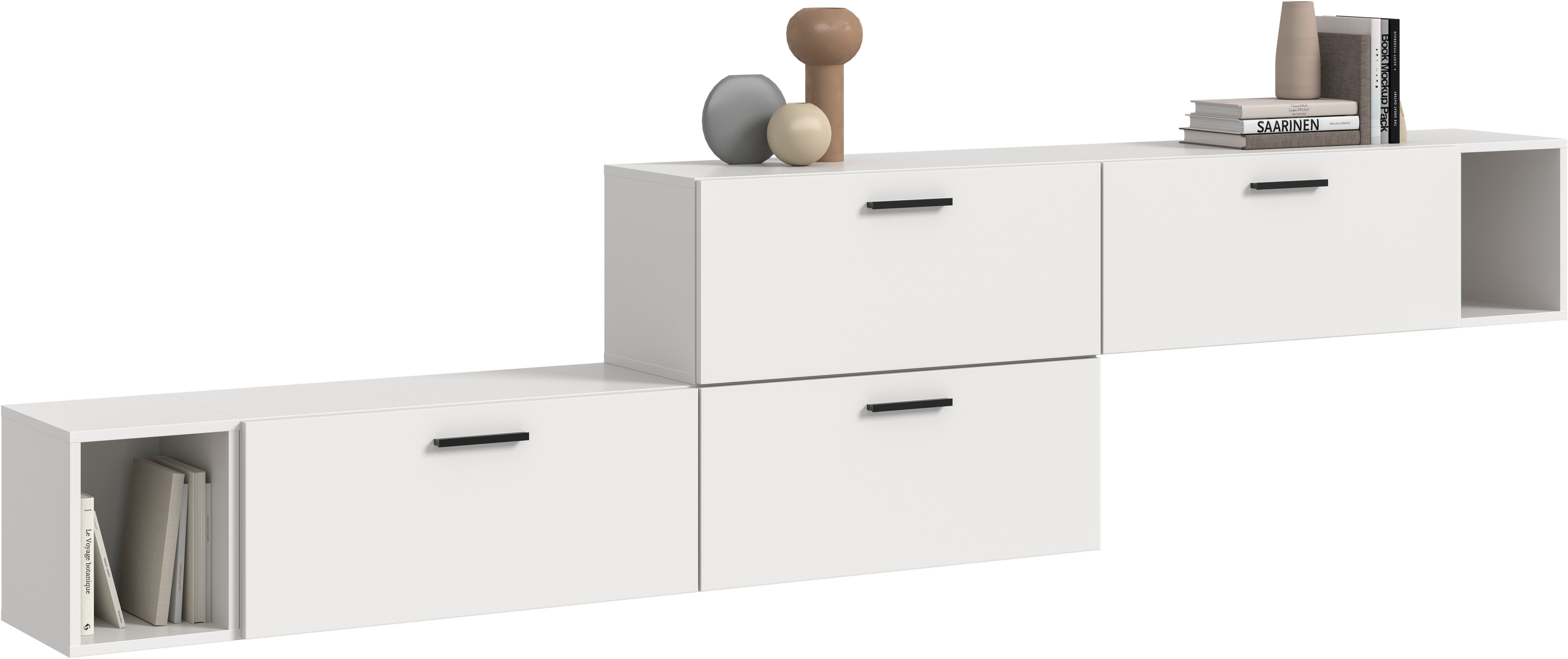 Schrank-Set ENESTE, 6-teilig, in verschiedenen Farben, individuell kombinierbar