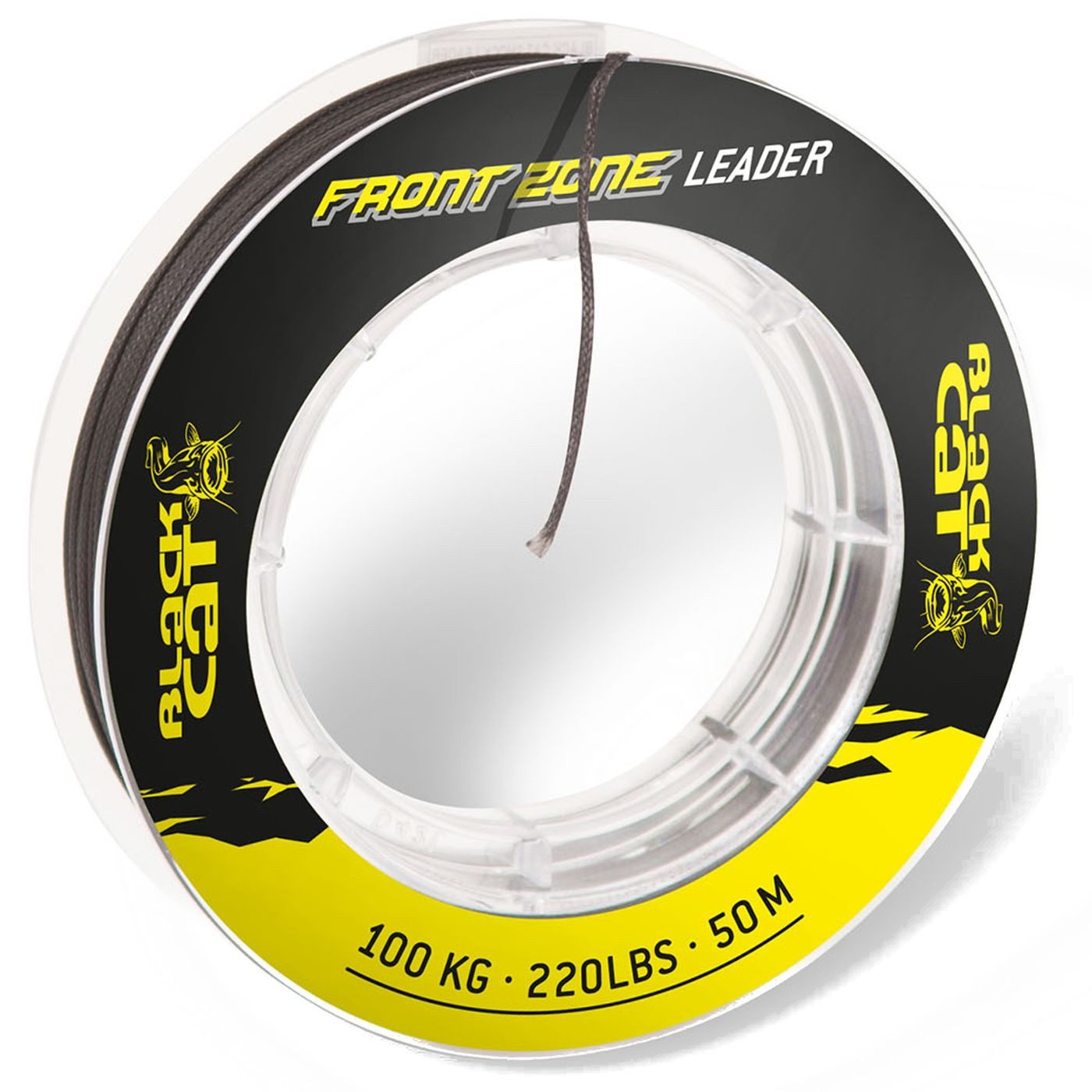 Vorfachschnur Black Cat Front Zone Vorfach 50m - Schlagschnur