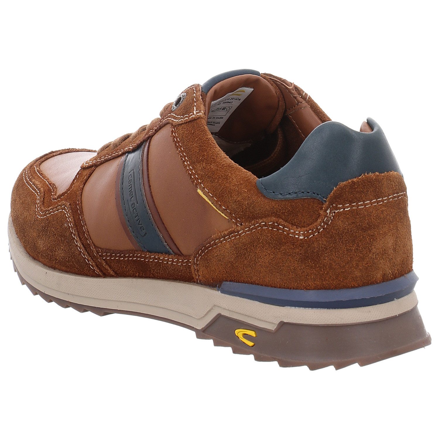camel active Sneaker, cognac/blau