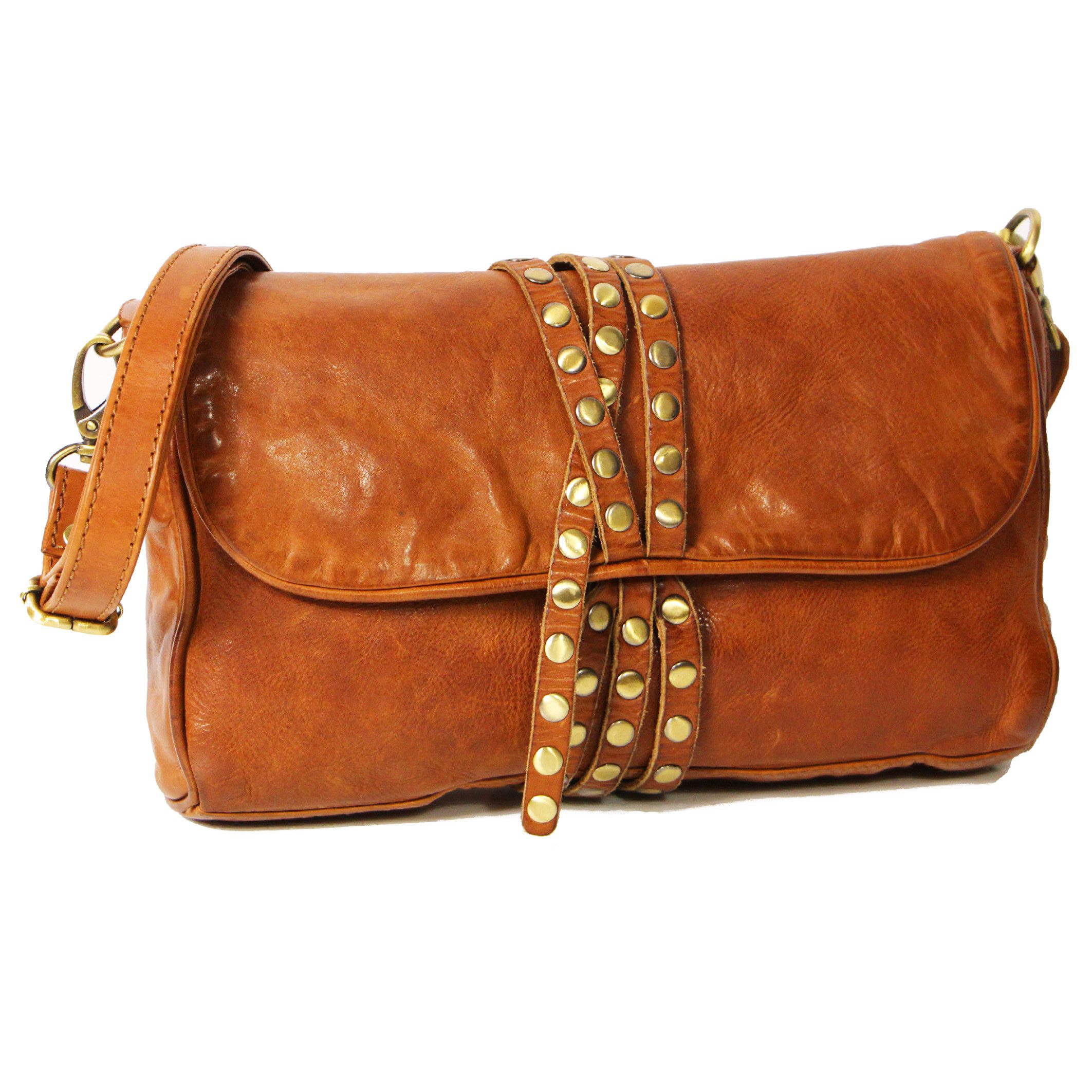 ALMADIH Schultertasche Leder Damentasche MINI MAY Umhängetasche Schultertasche
