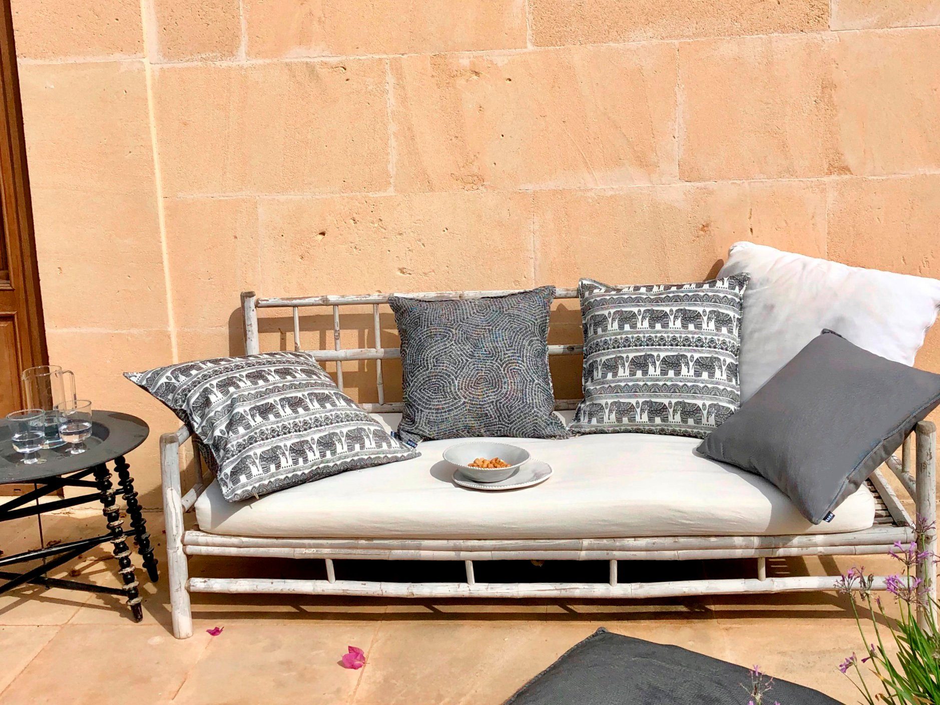 Dekokissen Ethno Elefant