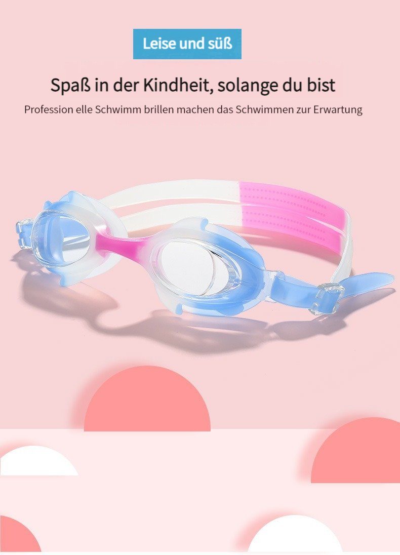 Rosa Augenschutz Schwimmbrille, Tauchen Jugend-Strand-Pool-Schutzbrille Rouemi Schwimmbrille