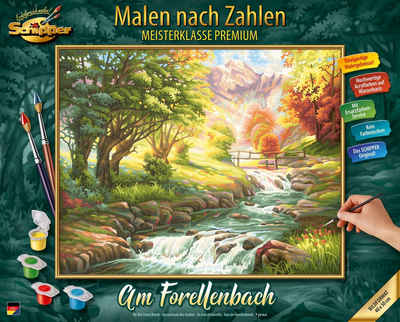 Schipper Malen nach Zahlen Meisterklasse Premium - Forellenbach, Made in Germany