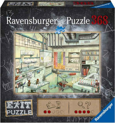 Ravensburger Puzzle EXIT, Das Labor, 368 Puzzleteile, FSC® - schützt Wald - weltweit; Made in Germany