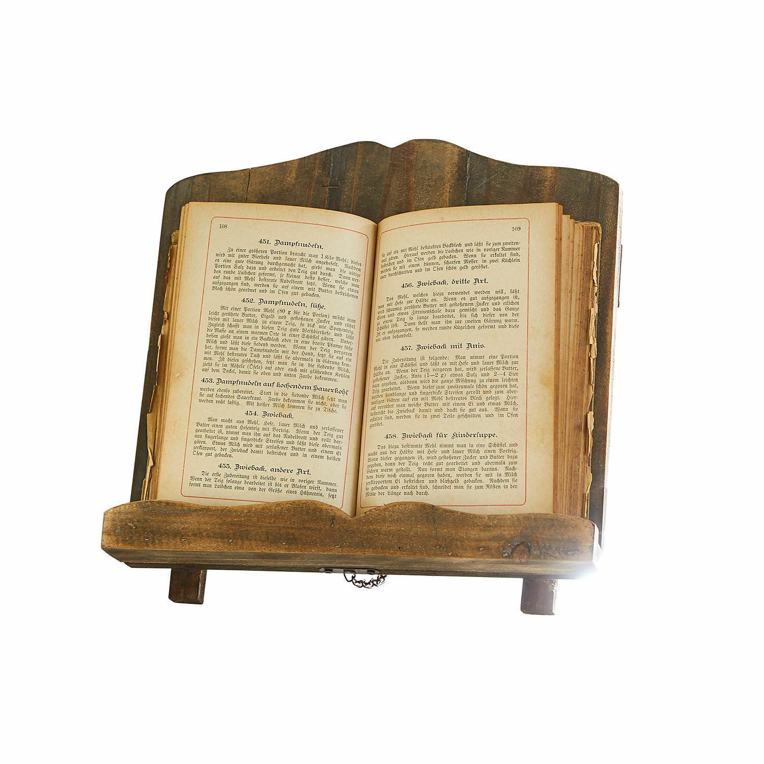 Buchstütze Buchstütze Mags braun