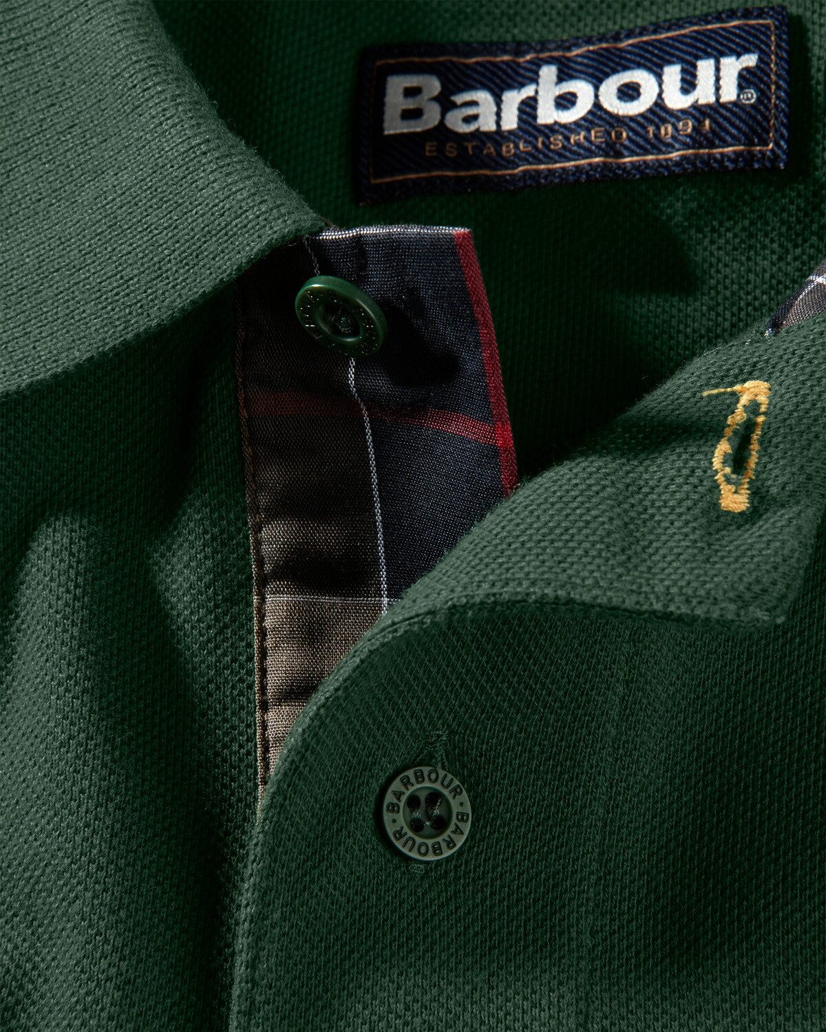 Barbour Poloshirt Polo Tartan Pique günstig online kaufen