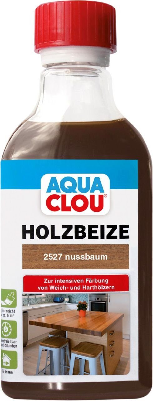 Aqua Clou Holzbeize Aqua ml Clou nussbaum 250 Holzbeize