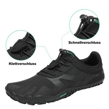 SAGUARO Sport Sommer Barfußschuh (5mm Sohlenstärke, Nullabsatz, bequem, leicht, atmungsaktiv, rutschfest) Minimalschuhe Laufschuhe Sport-Schuhe Jogging Sneaker Trail-Running