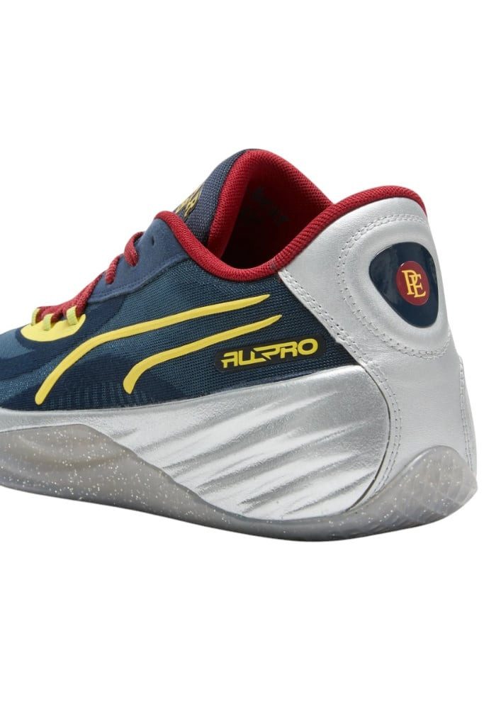 PUMA Hallen-Indoorschuhe All-Pro Nitro Polar Express (Basketball) navyblau Badmintonschuh